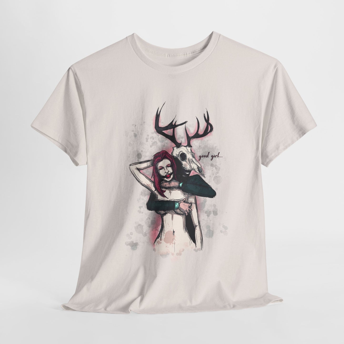 Deer Daddy Series 3: Good Girl Unisex Heavy Cotton Tee