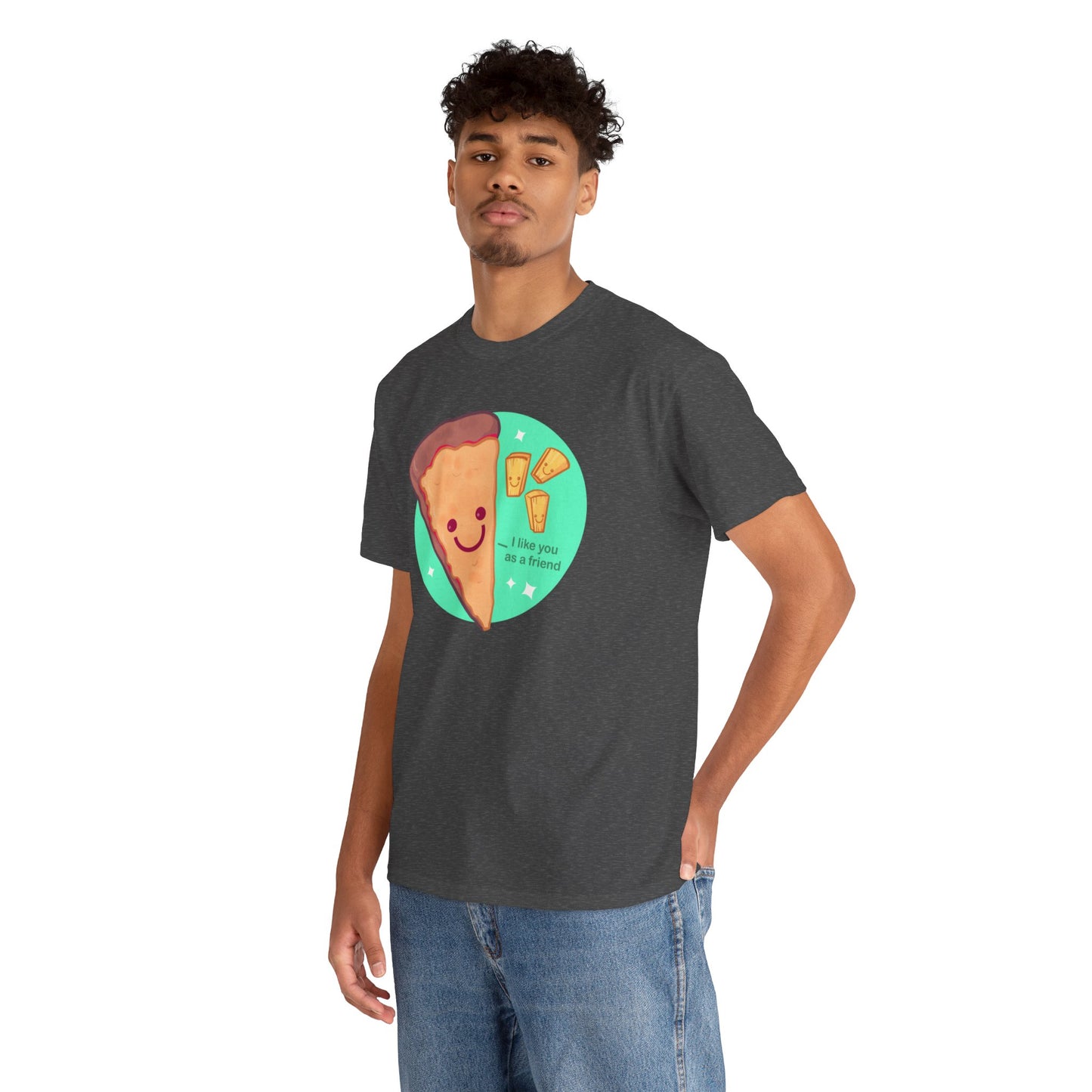 Just Friends Unisex Heavy Cotton Tee