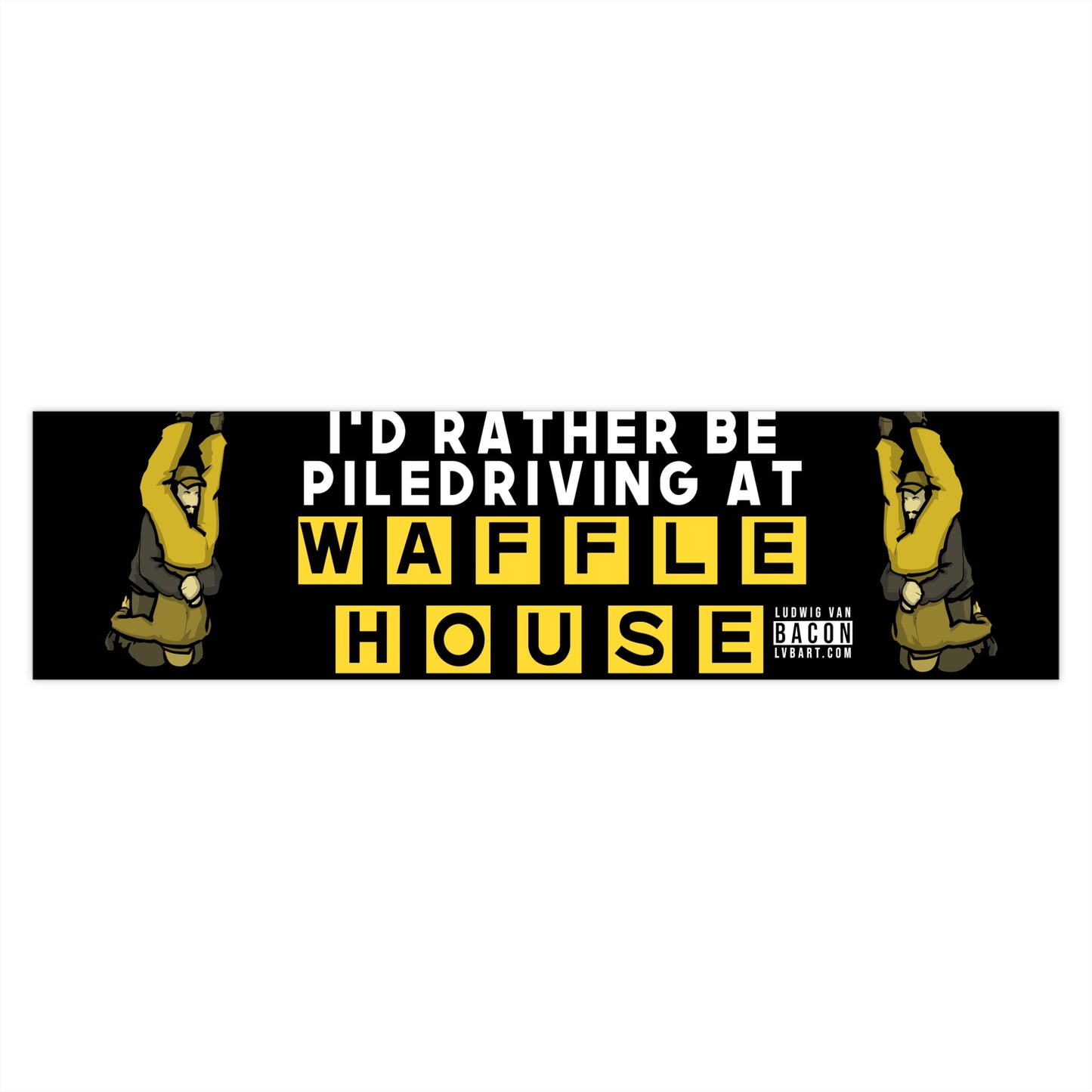 Waffle Driver Bumper Stickers
