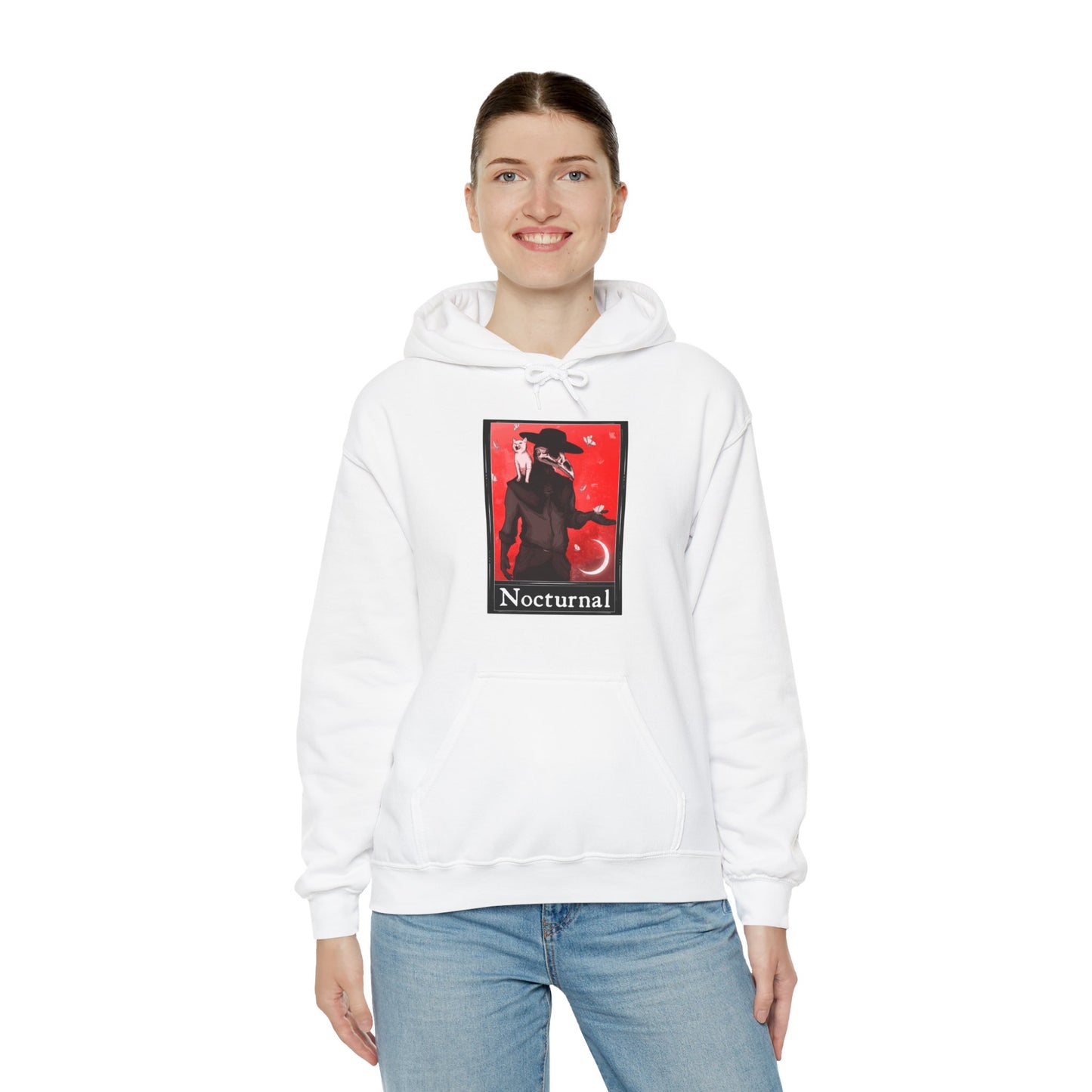 Nocturnal Tarot Unisex Heavy Blend Hooded Sweatshirt