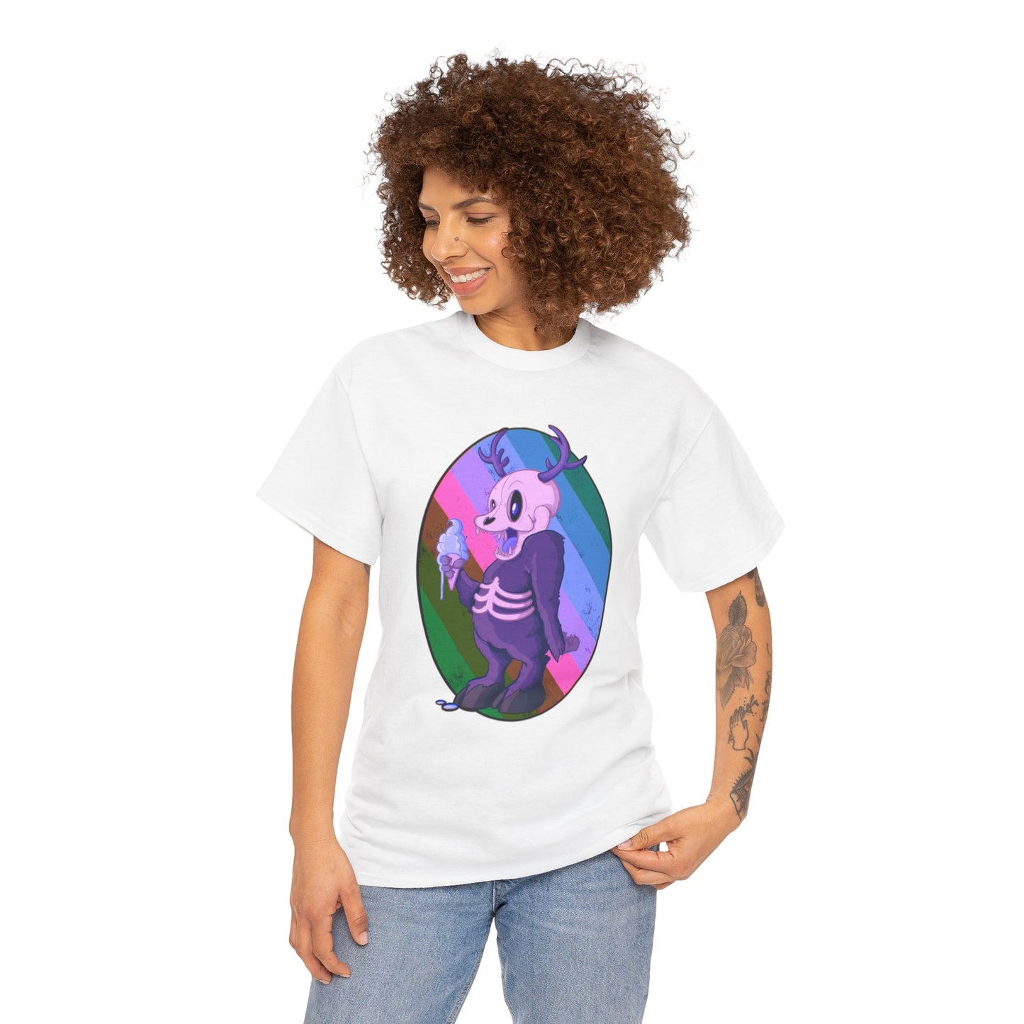 Monster Ice Cream Unisex Heavy Cotton Tee