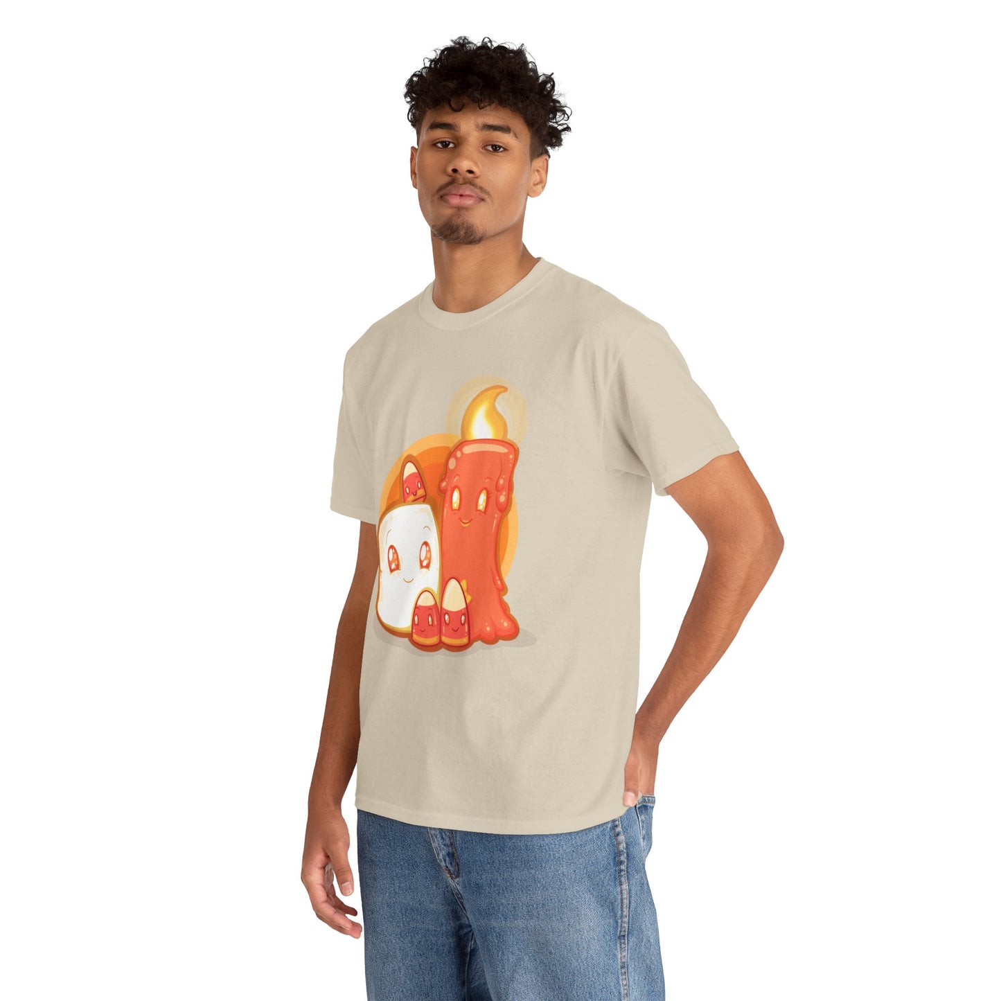How Candy Corn Is Made Unisex Heavy Cotton Tee