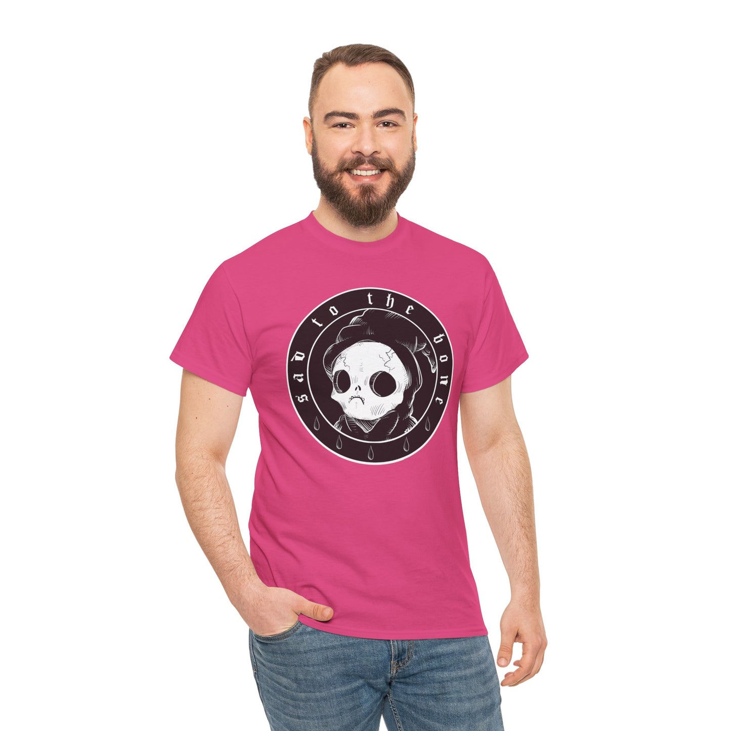 Sad To The Bone Unisex Heavy Cotton Tee