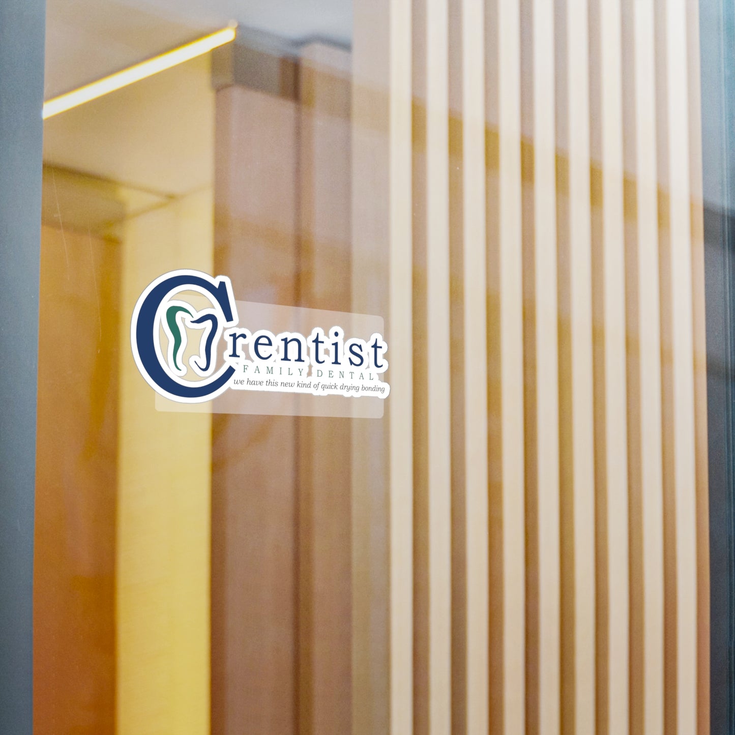 Crentist Family Dental Kiss-Cut Vinyl Decal
