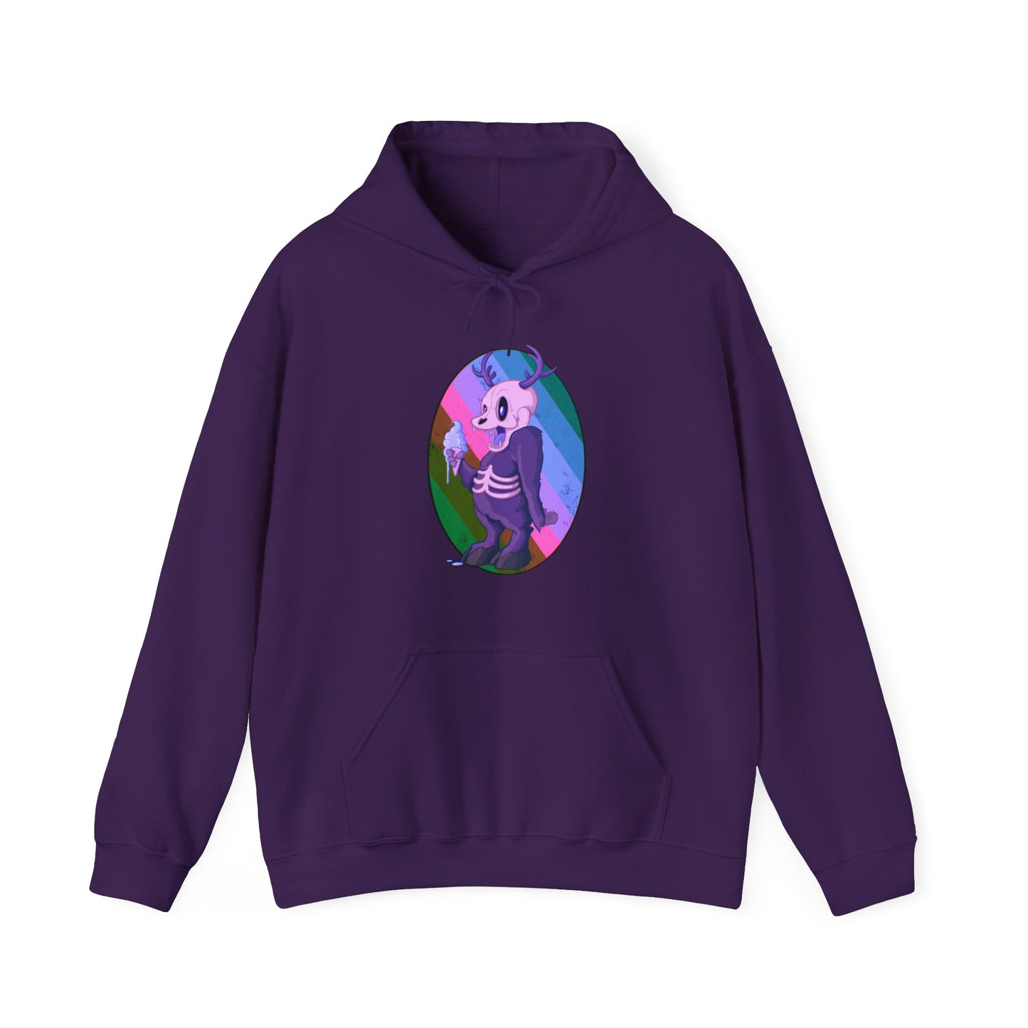 Monster Ice Cream Unisex Heavy Blend Hooded Sweatshirt