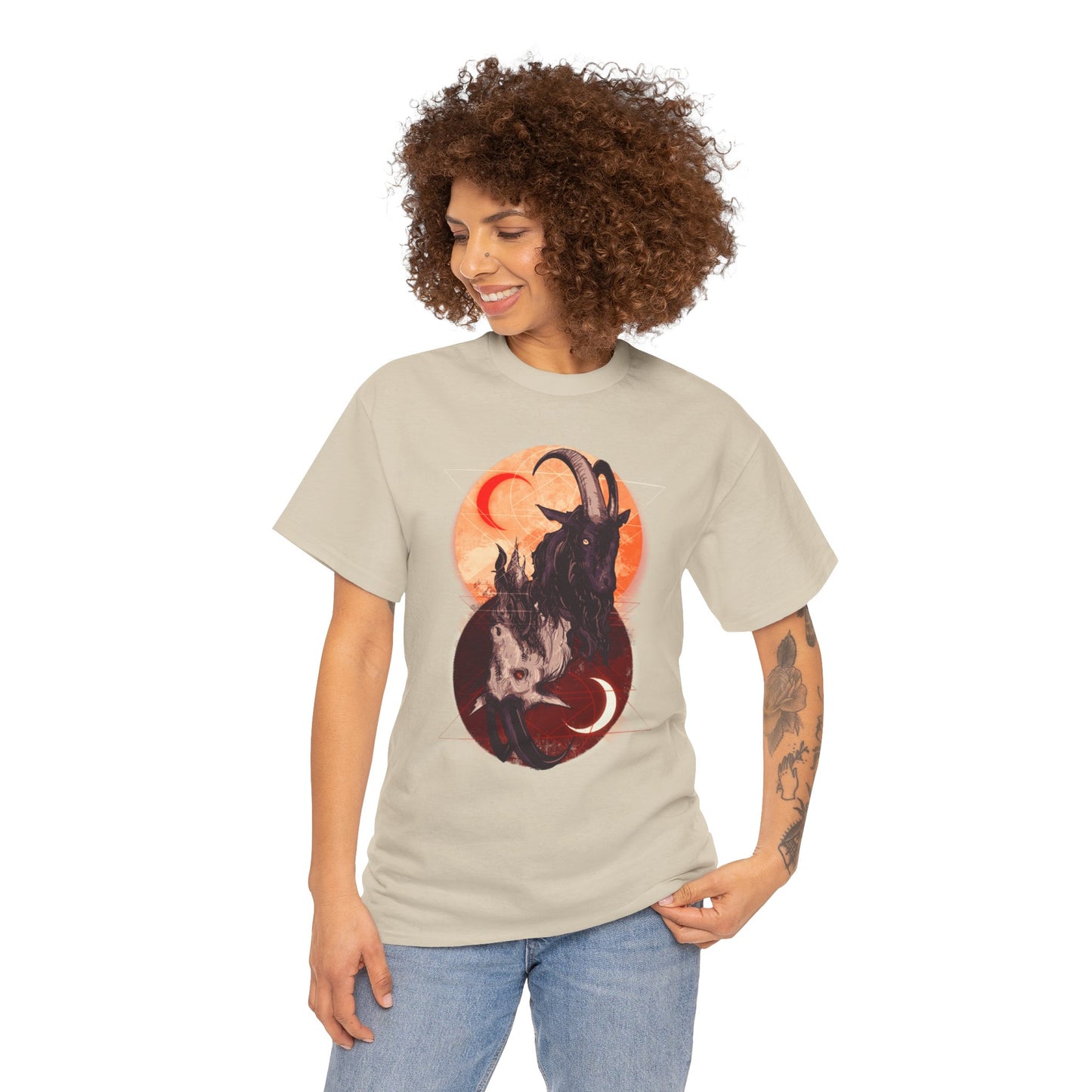 As Above So Below V Unisex Heavy Cotton Tee