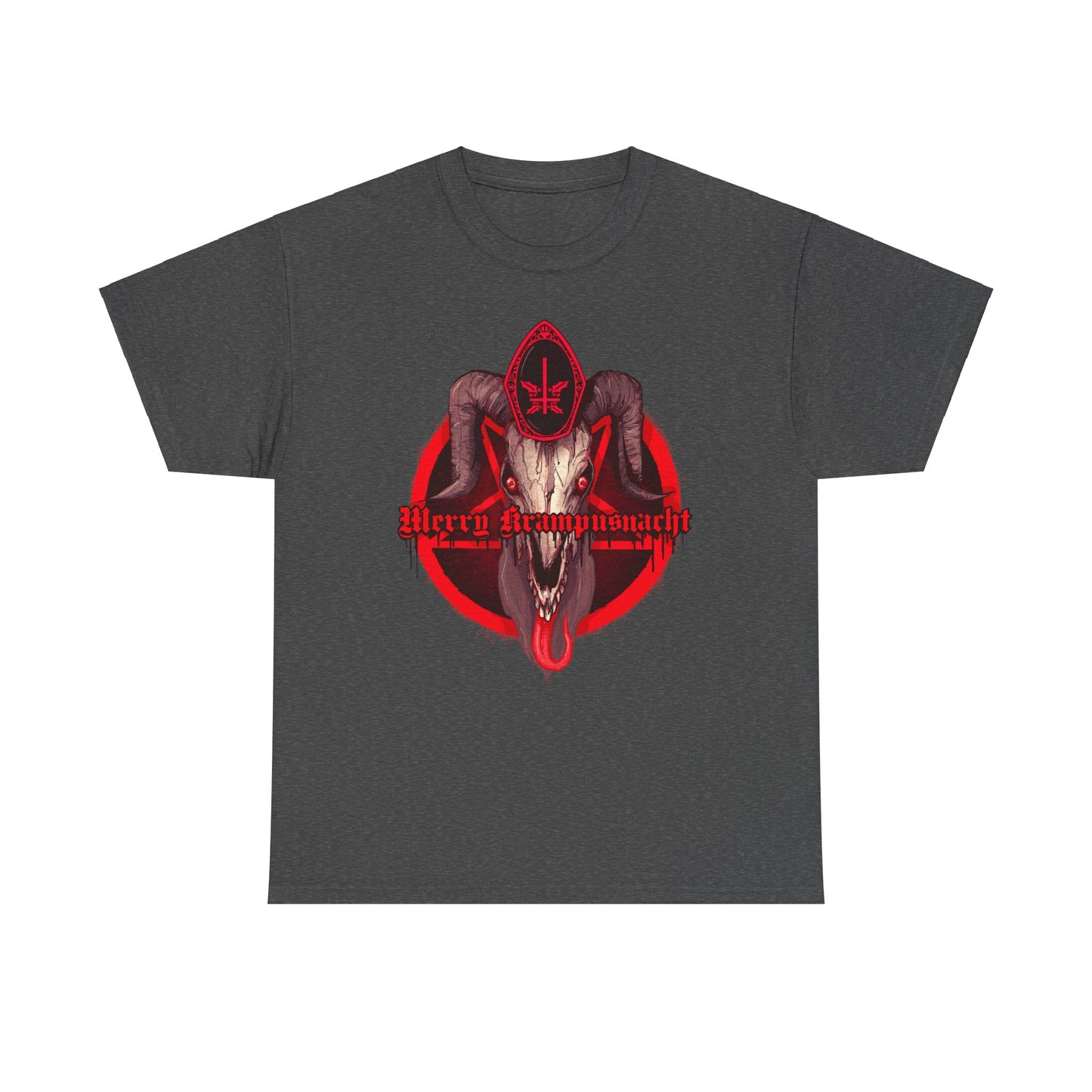 Merry Krampusnacht Unisex Heavy Cotton Tee