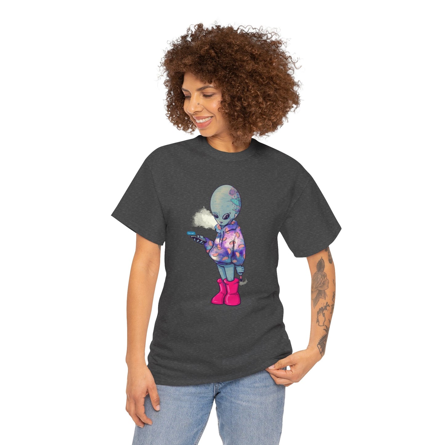 Earth Alien Unisex Heavy Cotton Tee