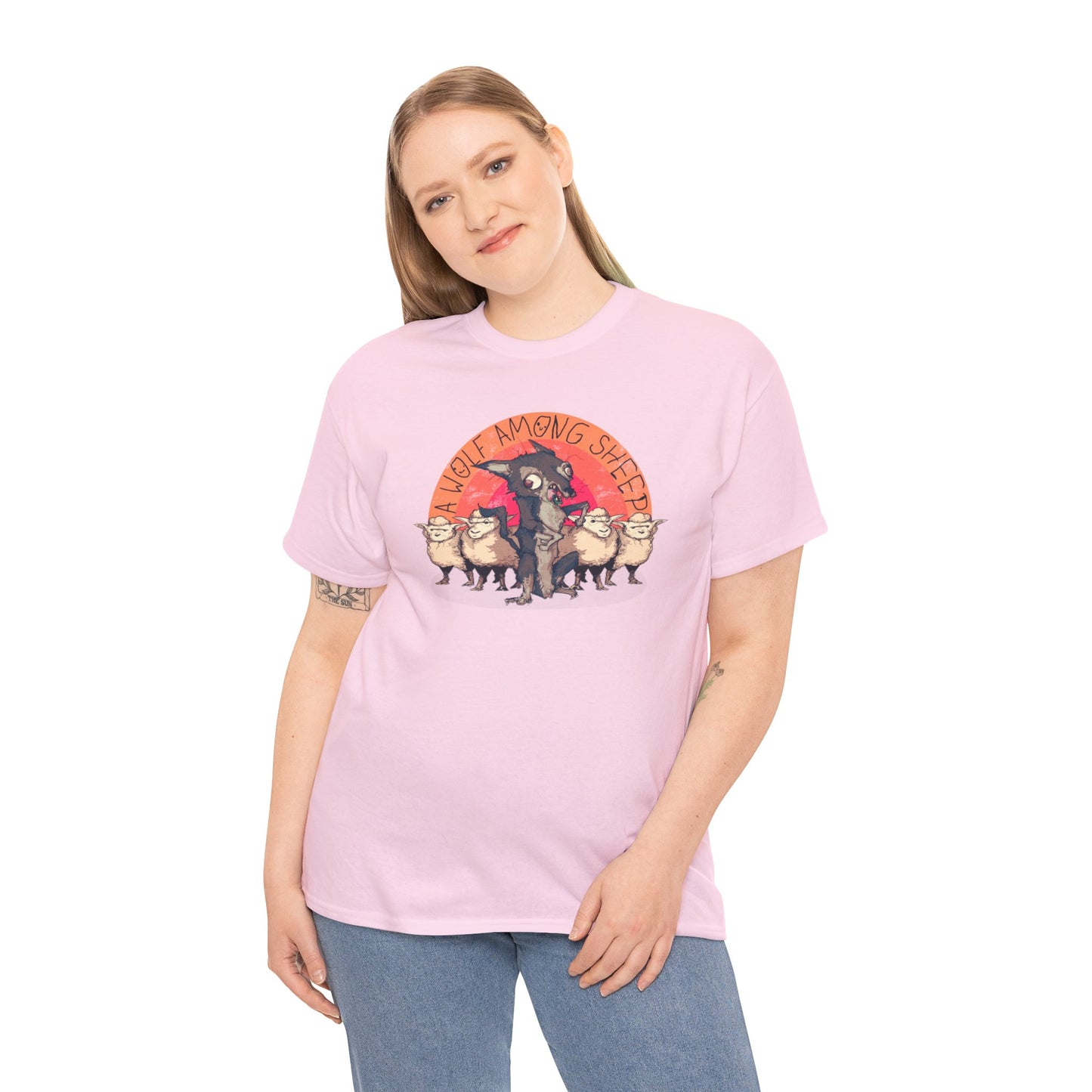 A Wolf Among Sheep Unisex Heavy Cotton Tee