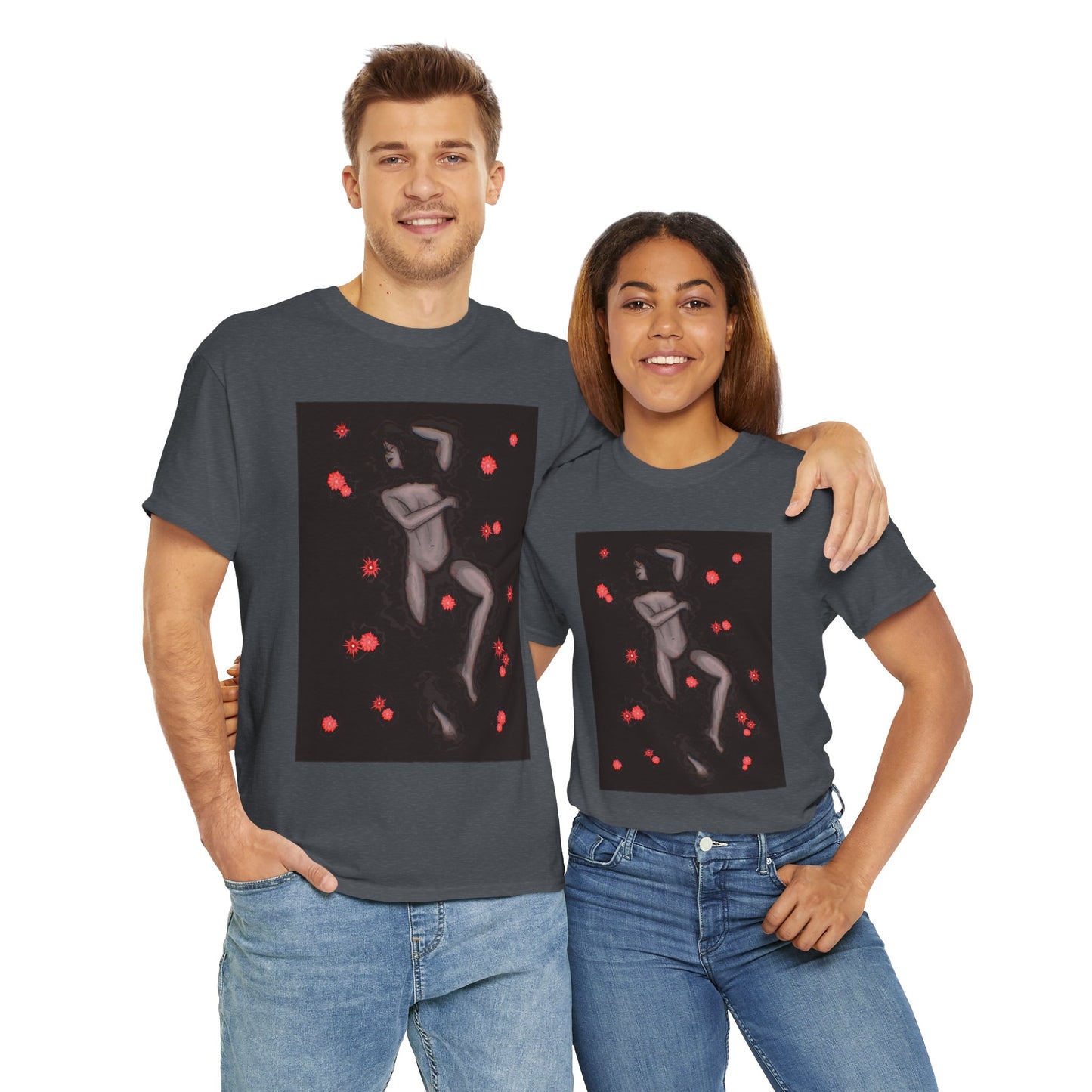 Water Lilies Unisex Heavy Cotton Tee