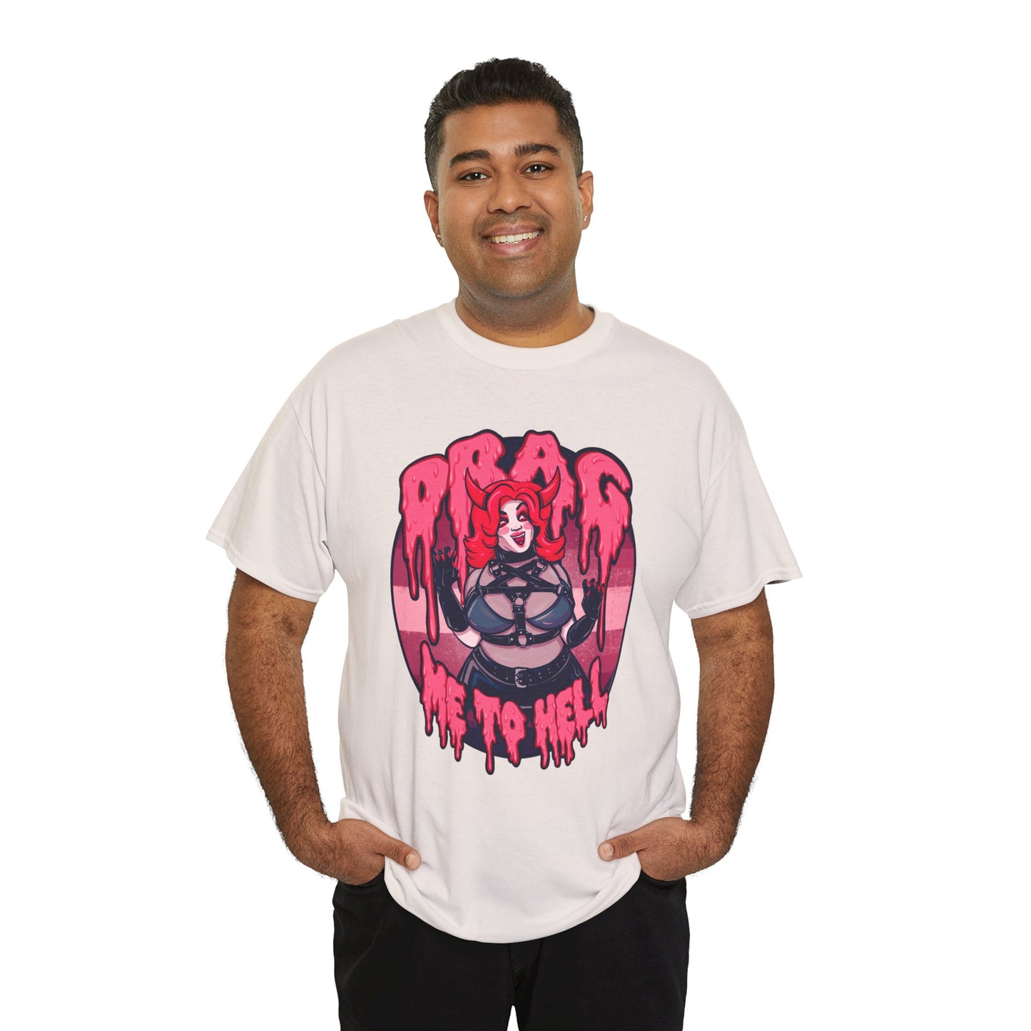 Drag Me To Hell Unisex Heavy Cotton Tee