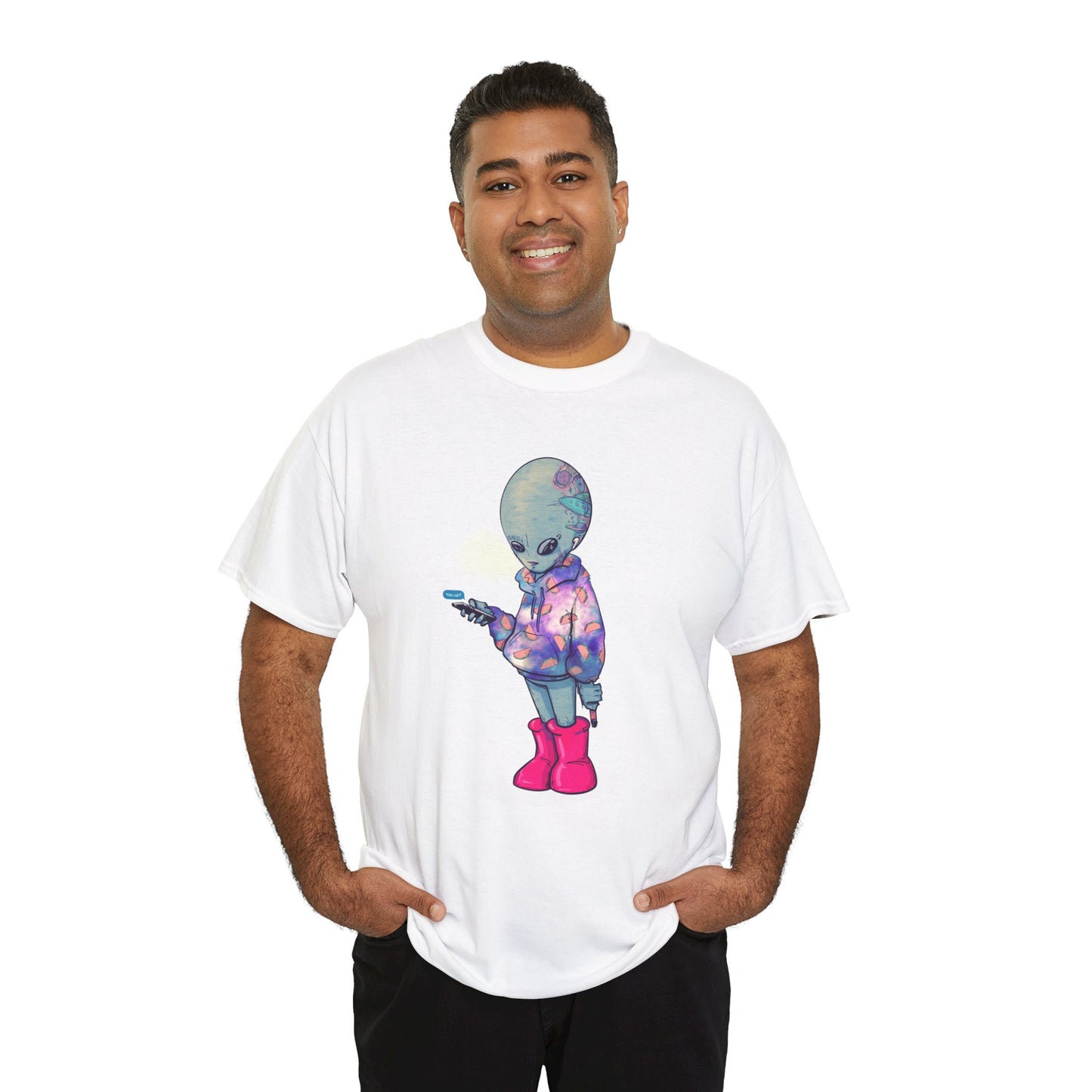 Earth Alien Unisex Heavy Cotton Tee
