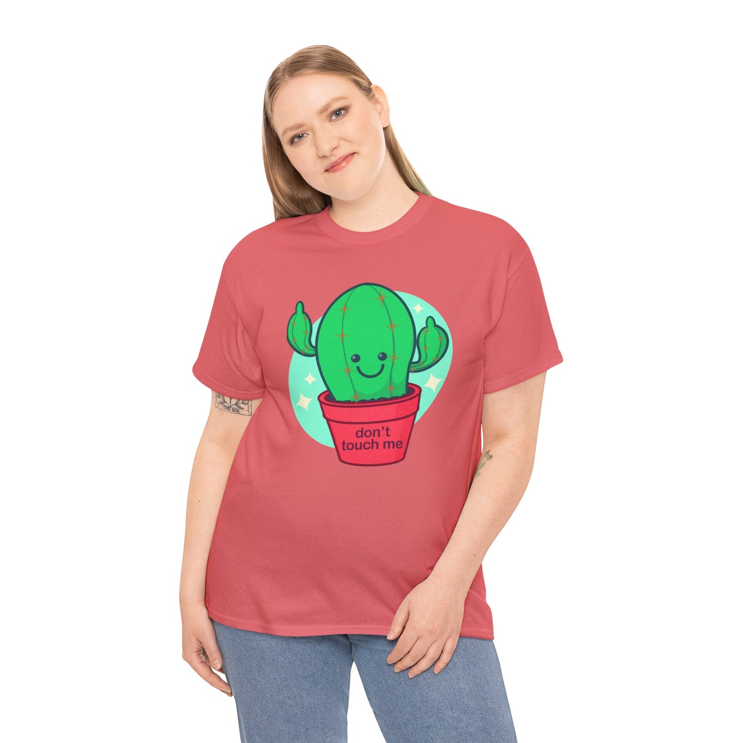 Don't Touch Me Unisex Heavy Cotton Tee