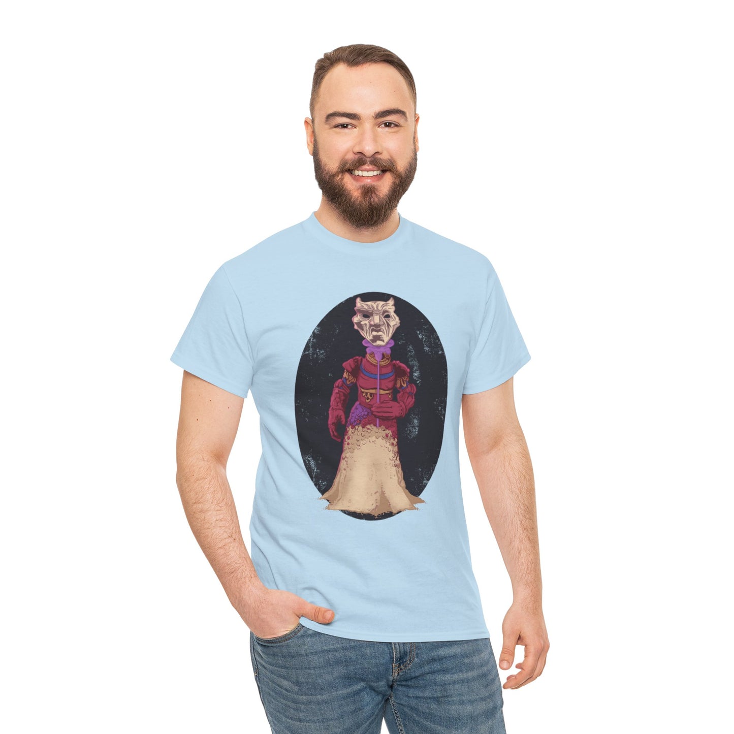 Mysterious Stranger Unisex Heavy Cotton Tee
