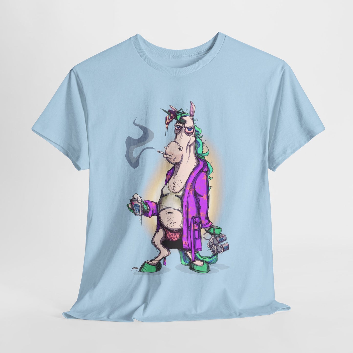 Dontgiveafuckacorn Unisex Heavy Cotton Tee