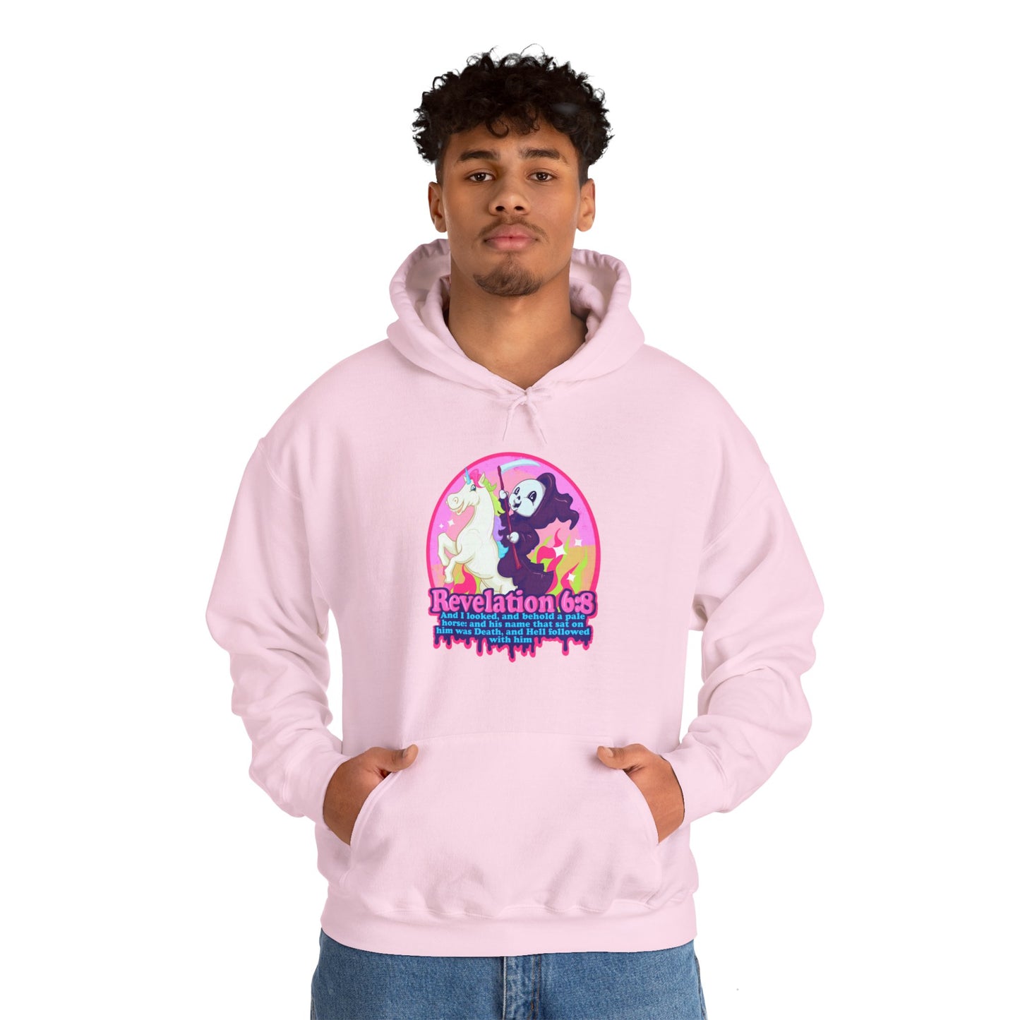 Revelation 6:8 Unisex Heavy Blend Hooded Sweatshirt