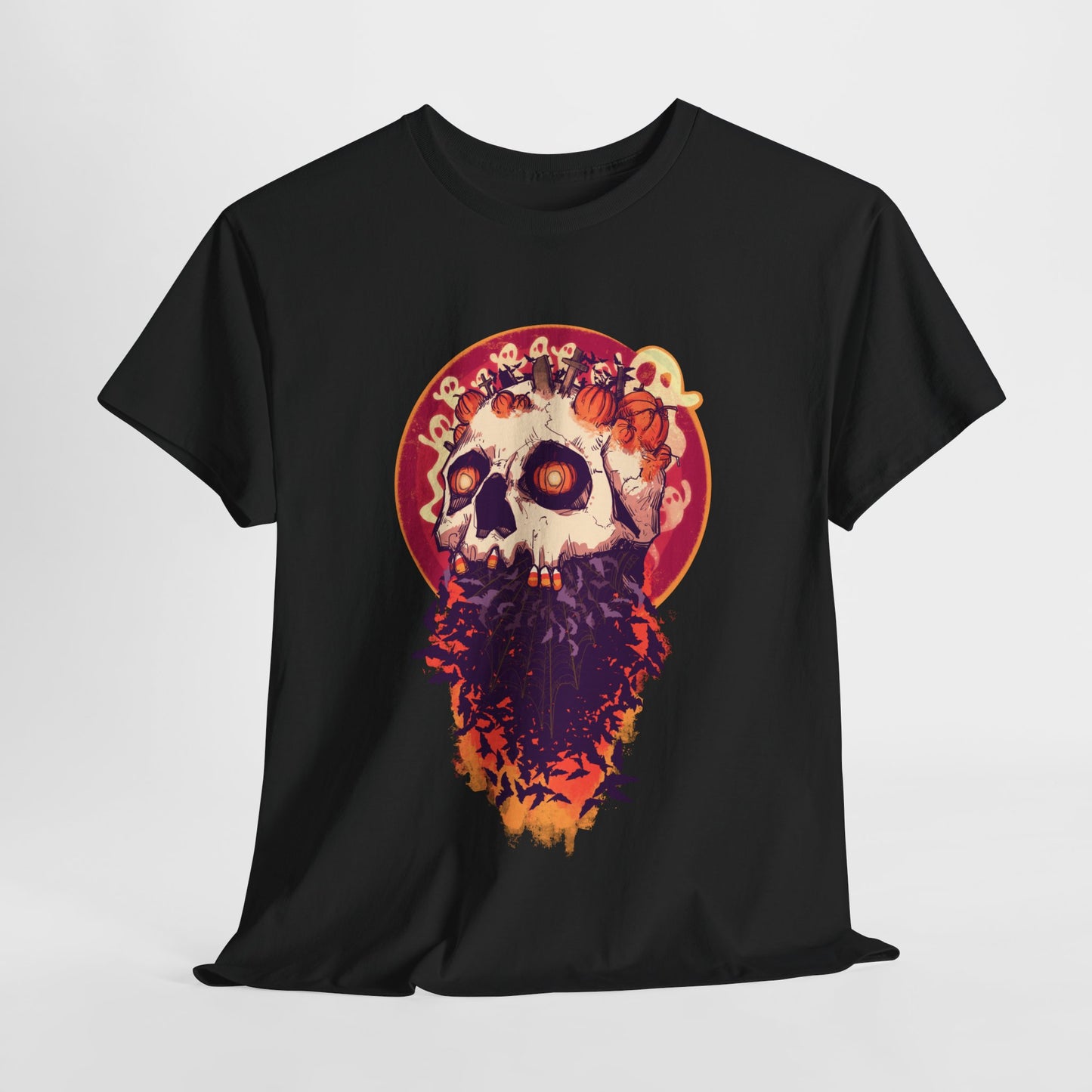 Elemental Skull Special Edition Halloween Unisex Heavy Cotton Tee