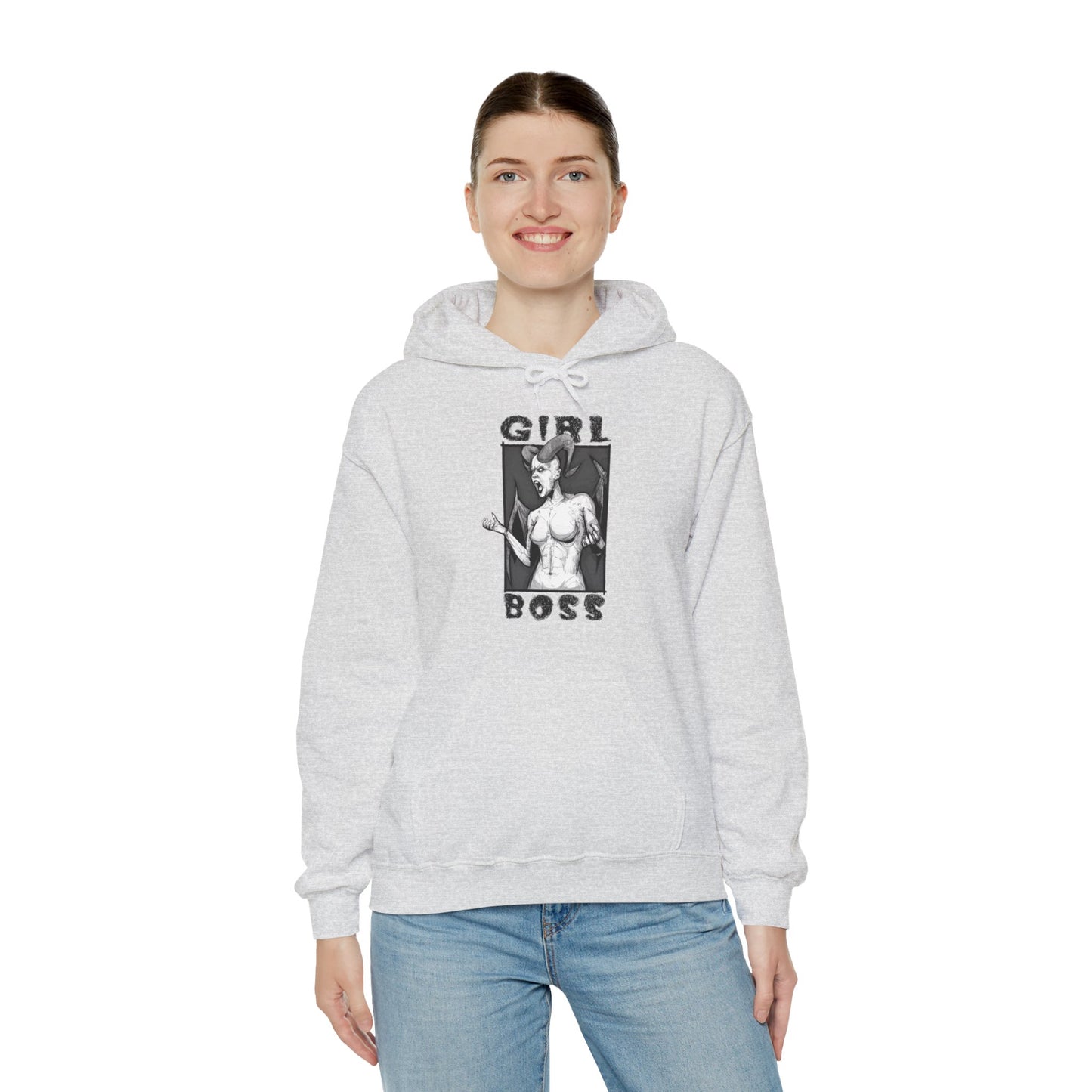 Girl Boss Unisex Heavy Blend Hooded Sweatshirt
