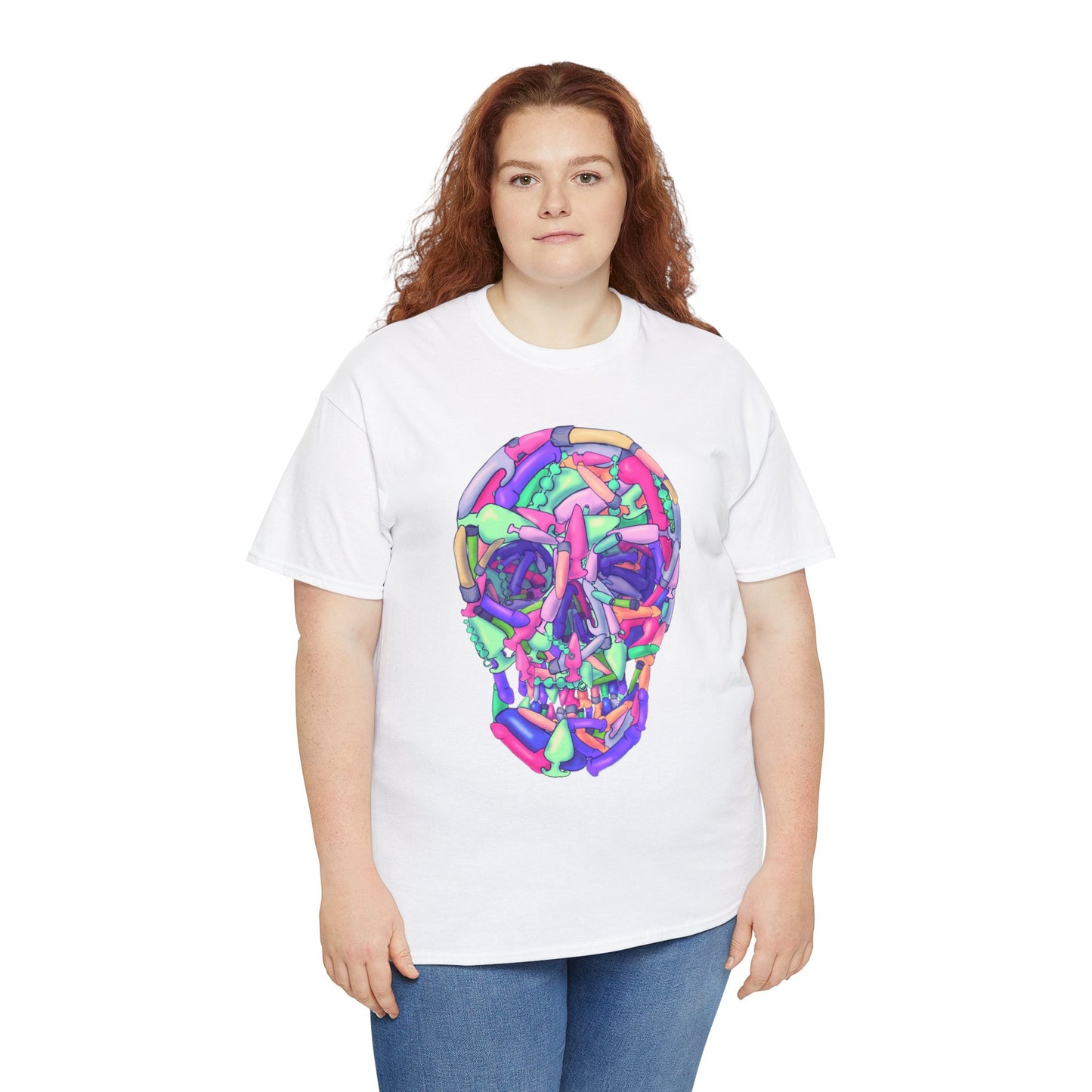 Sex Toy Skull Unisex Heavy Cotton Tee