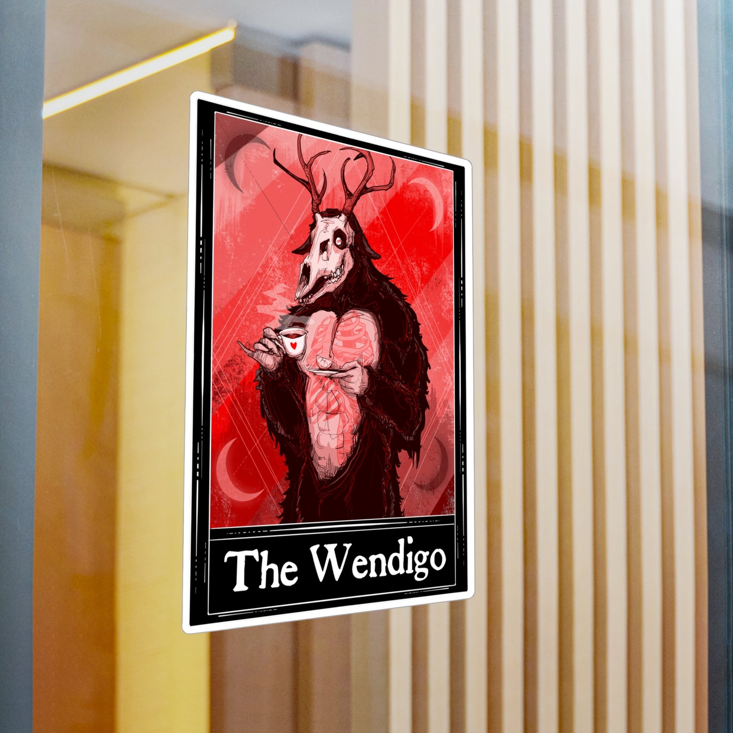 Wendigo Tarot Kiss-Cut Vinyl Decal