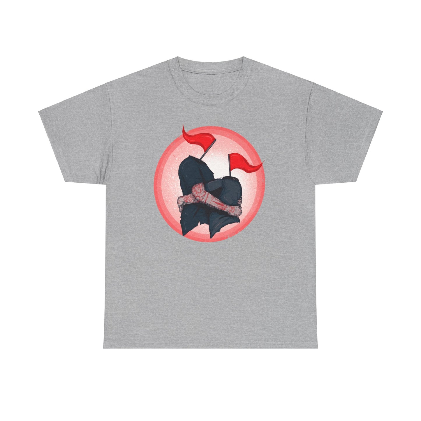 Red Flags Unisex Heavy Cotton Tee