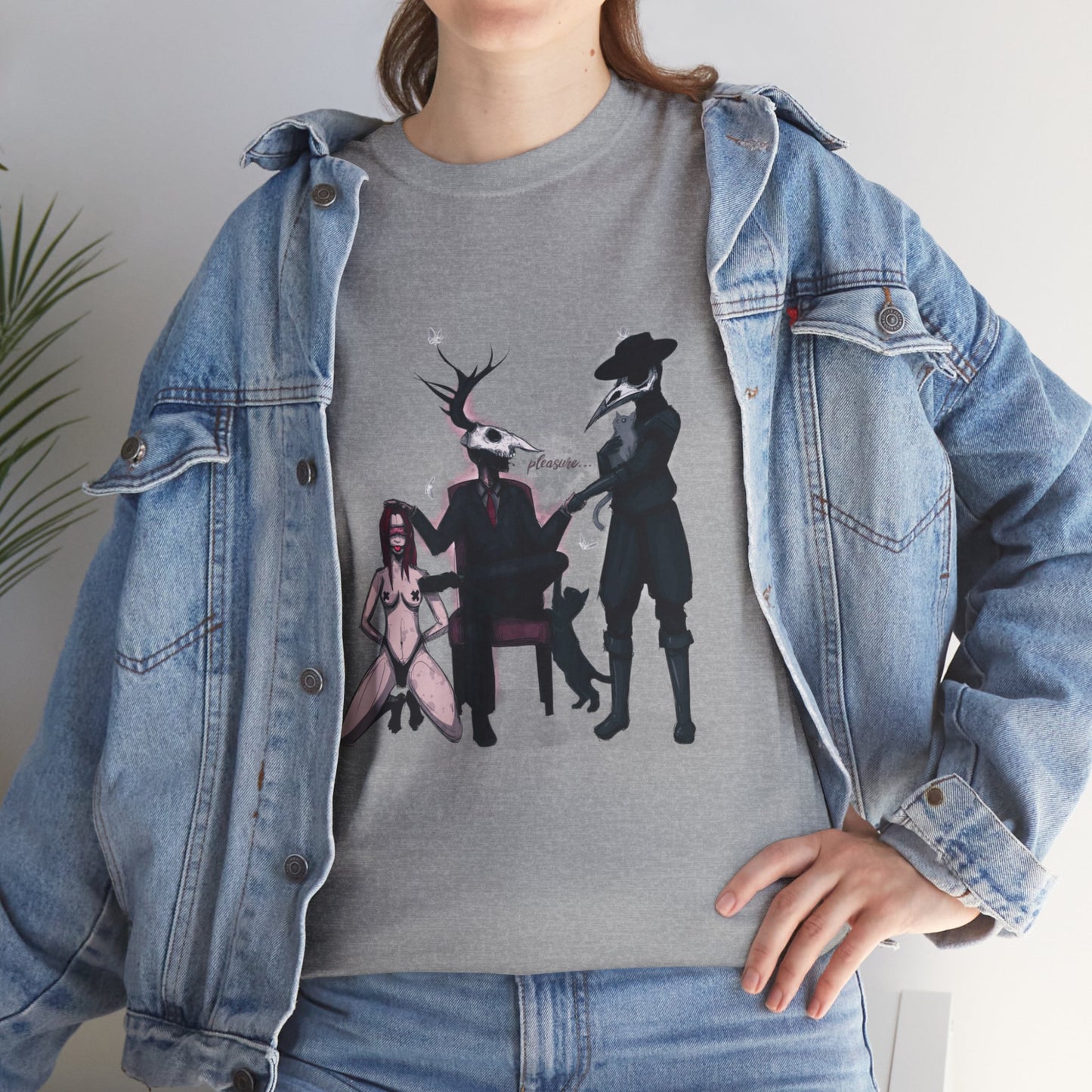 Deer Daddy / Nocturnal Unisex Heavy Cotton Tee