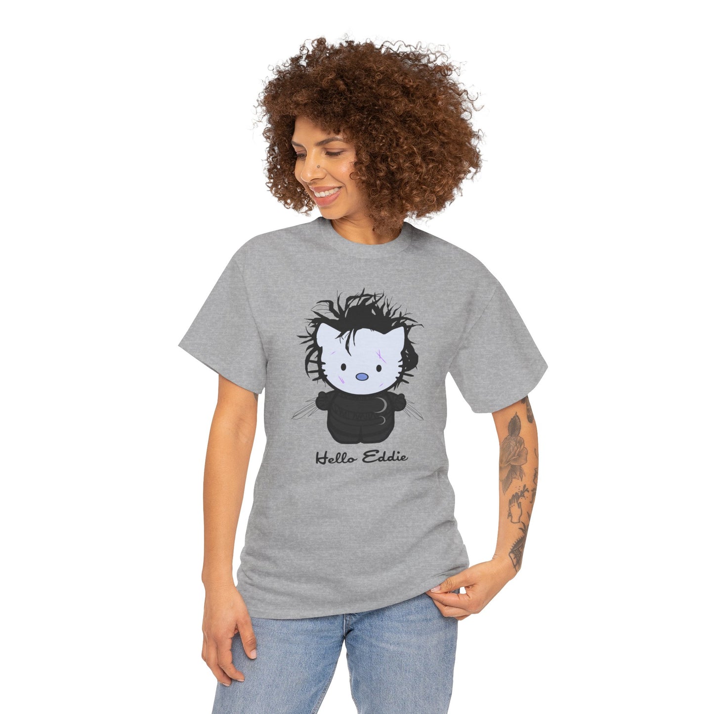 Hello Eddie Unisex Heavy Cotton Patreon Tee