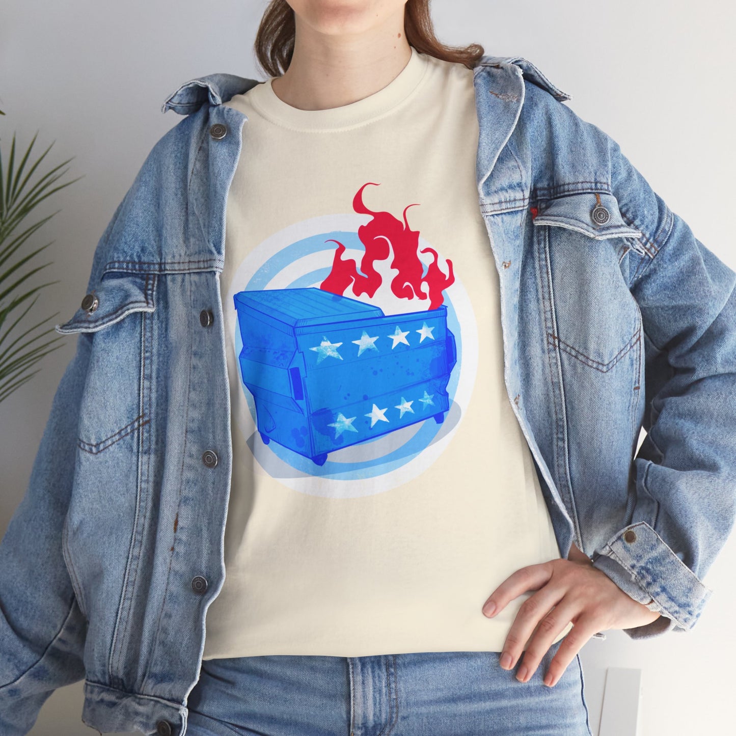 American Dumpster Firre Unisex Heavy Cotton Tee