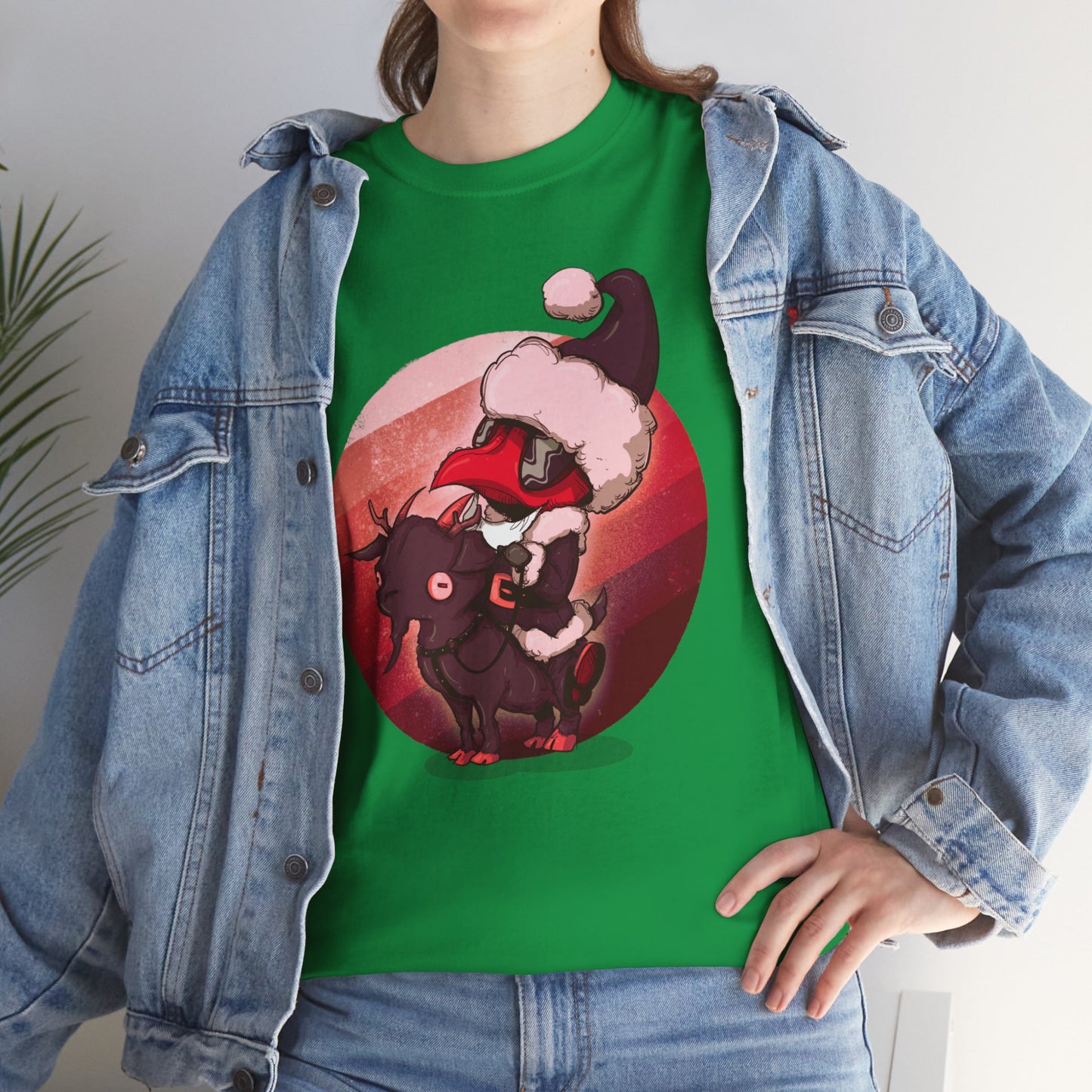 Plague Doctor Santa Unisex Heavy Cotton Tee