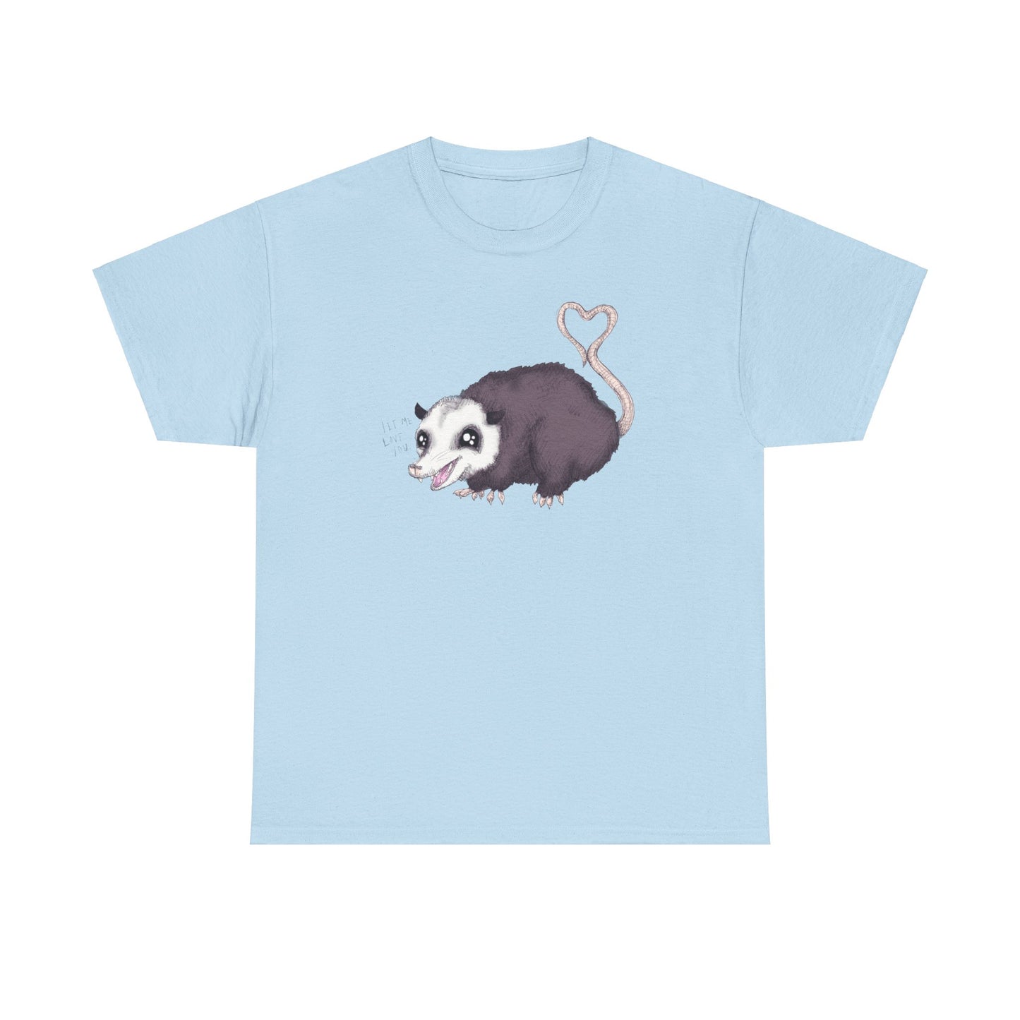 Love Opossum Unisex Heavy Cotton Tee