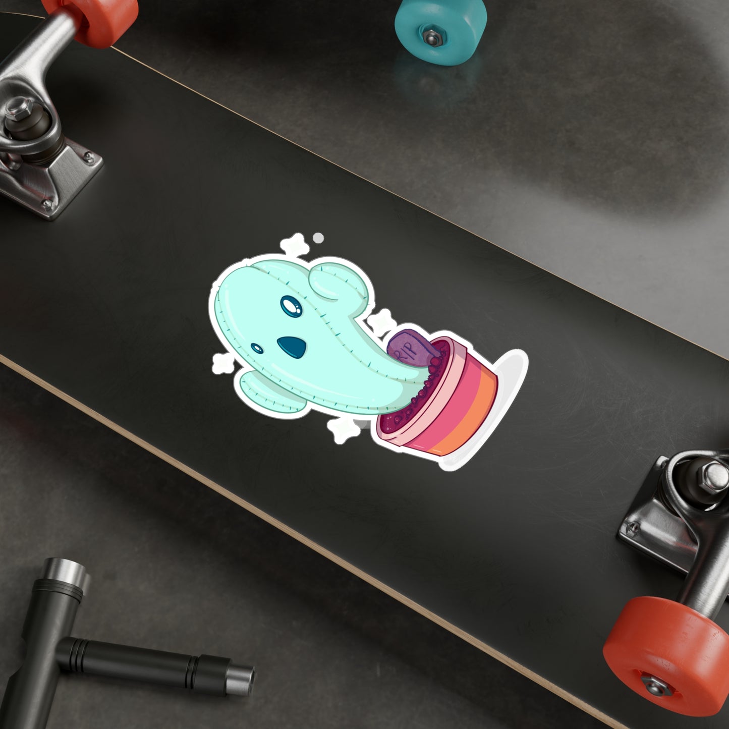 Spooky Succulent Kiss-Cut Vinyl Decal