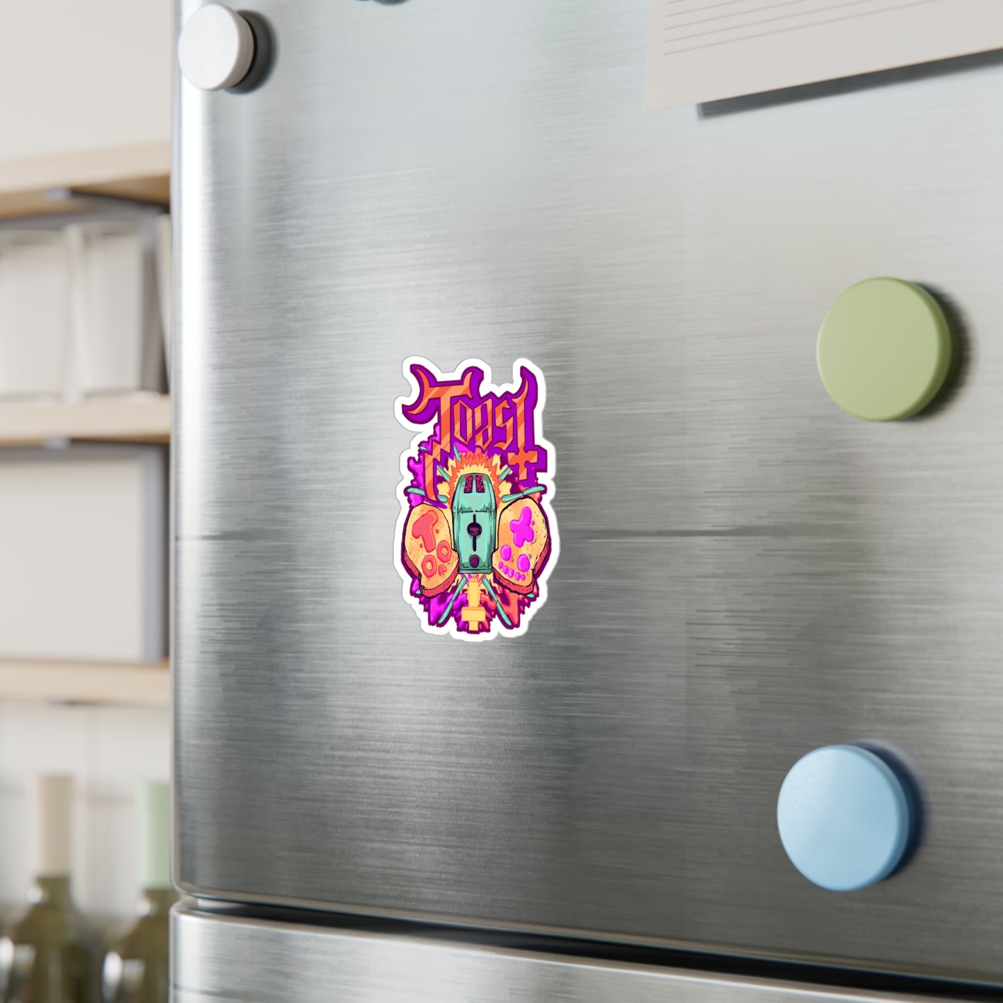 Toast Kiss-Cut Vinyl Decal