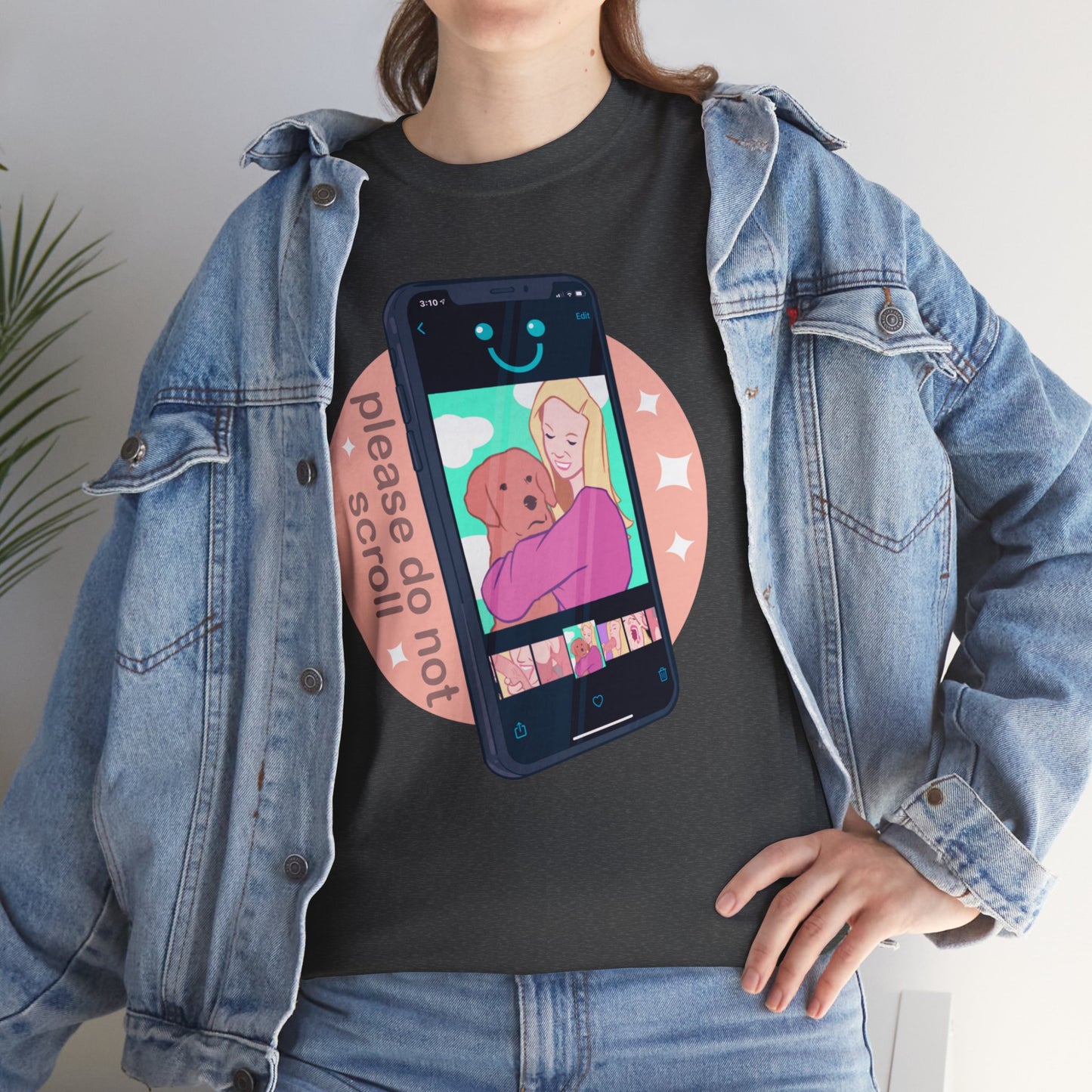 Don't Scroll Unisex Heavy Cotton Tee