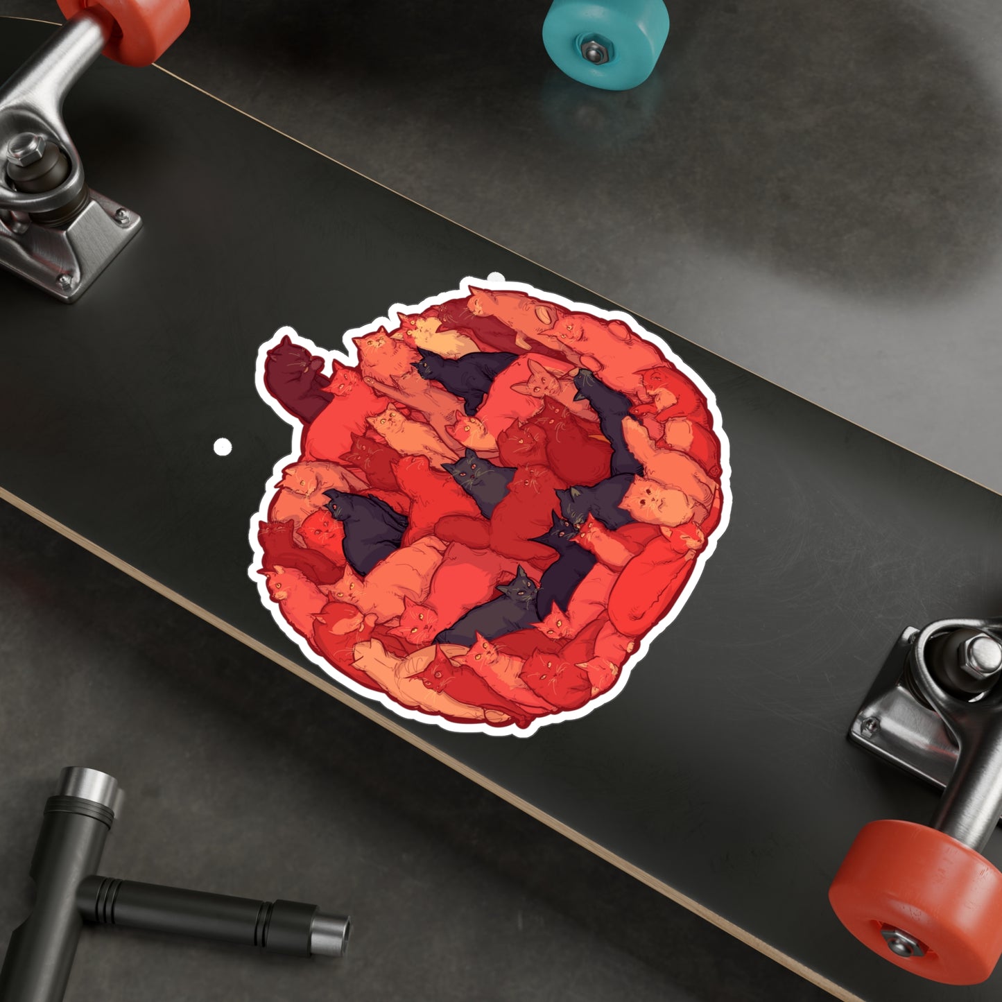 Meow-loween II Kiss-Cut Vinyl Decal