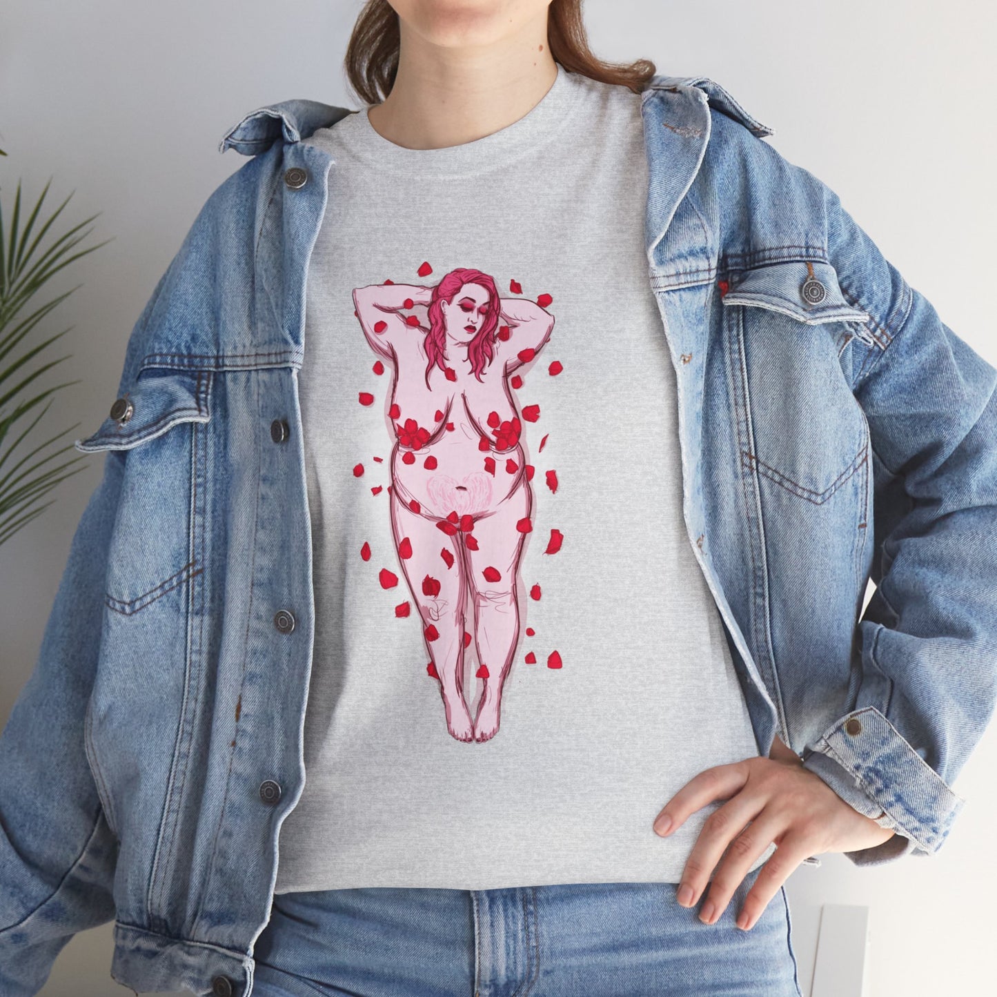 Stretch Heart Unisex Heavy Cotton Tee