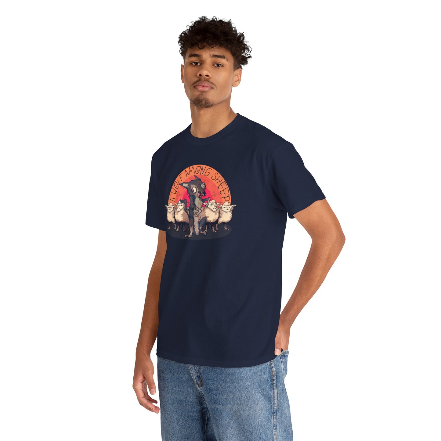 A Wolf Among Sheep Unisex Heavy Cotton Tee