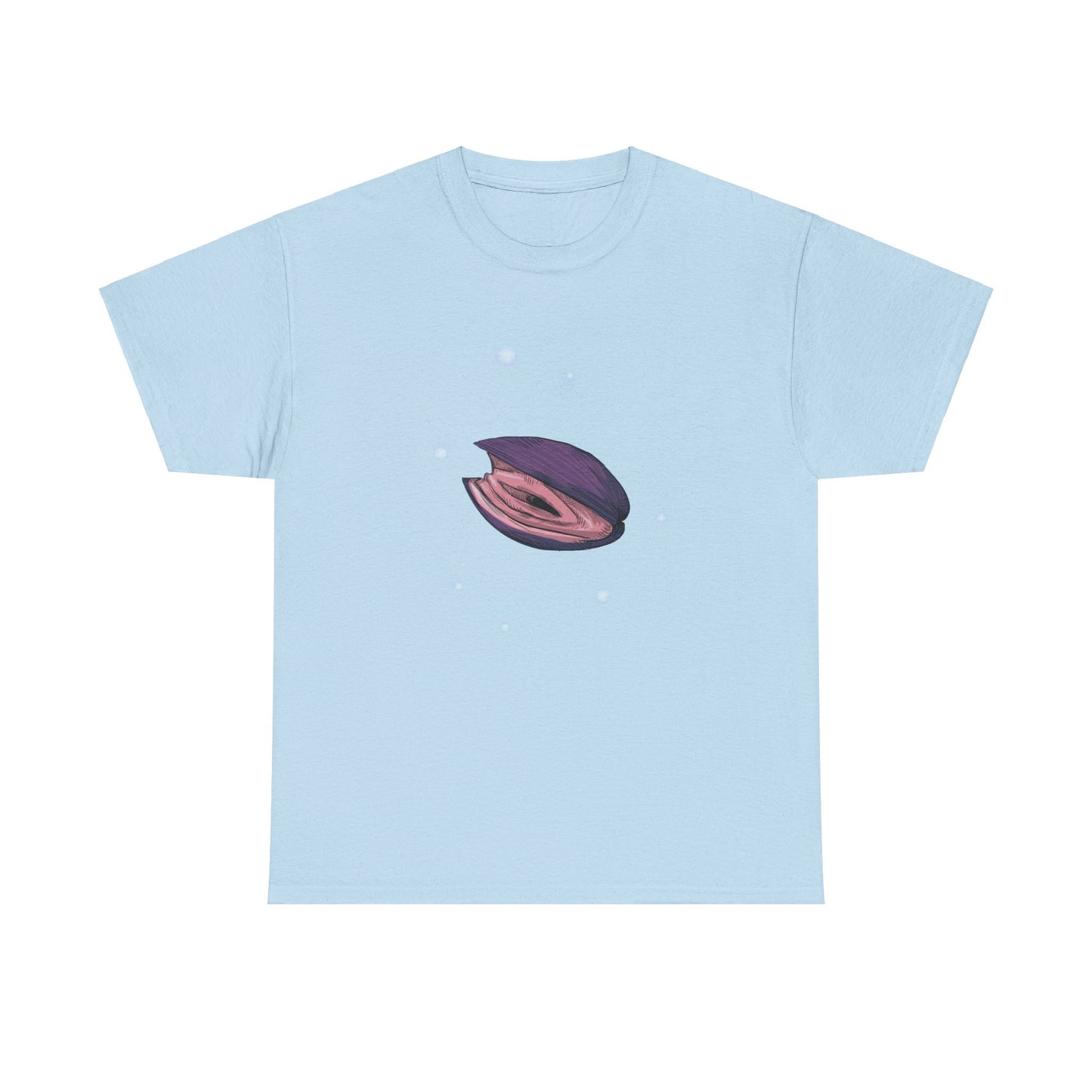 Pink Clam Unisex Heavy Cotton Tee