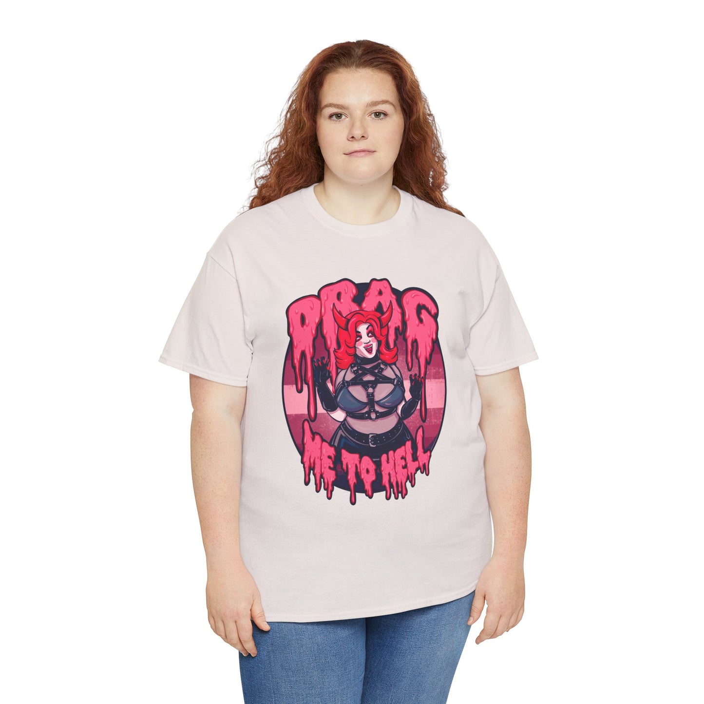 Drag Me To Hell Unisex Heavy Cotton Tee