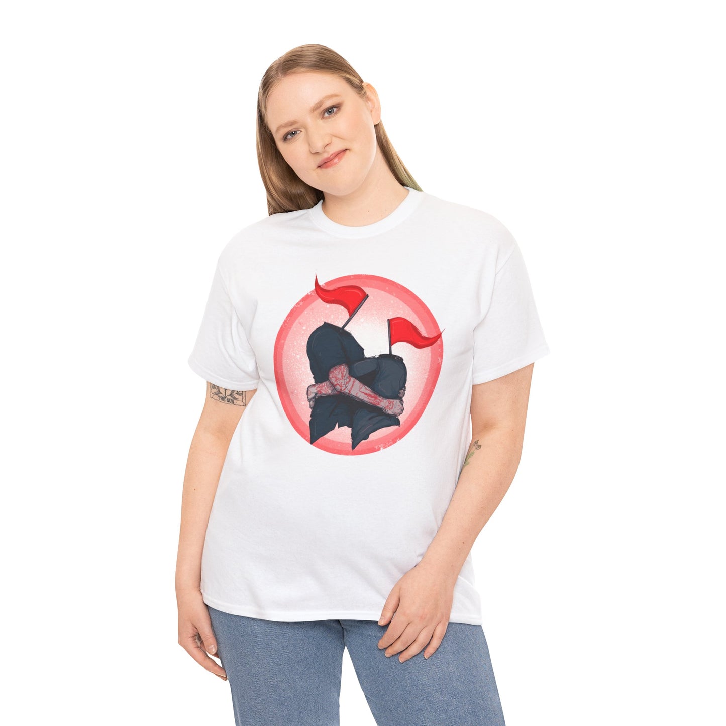 Red Flags Unisex Heavy Cotton Tee