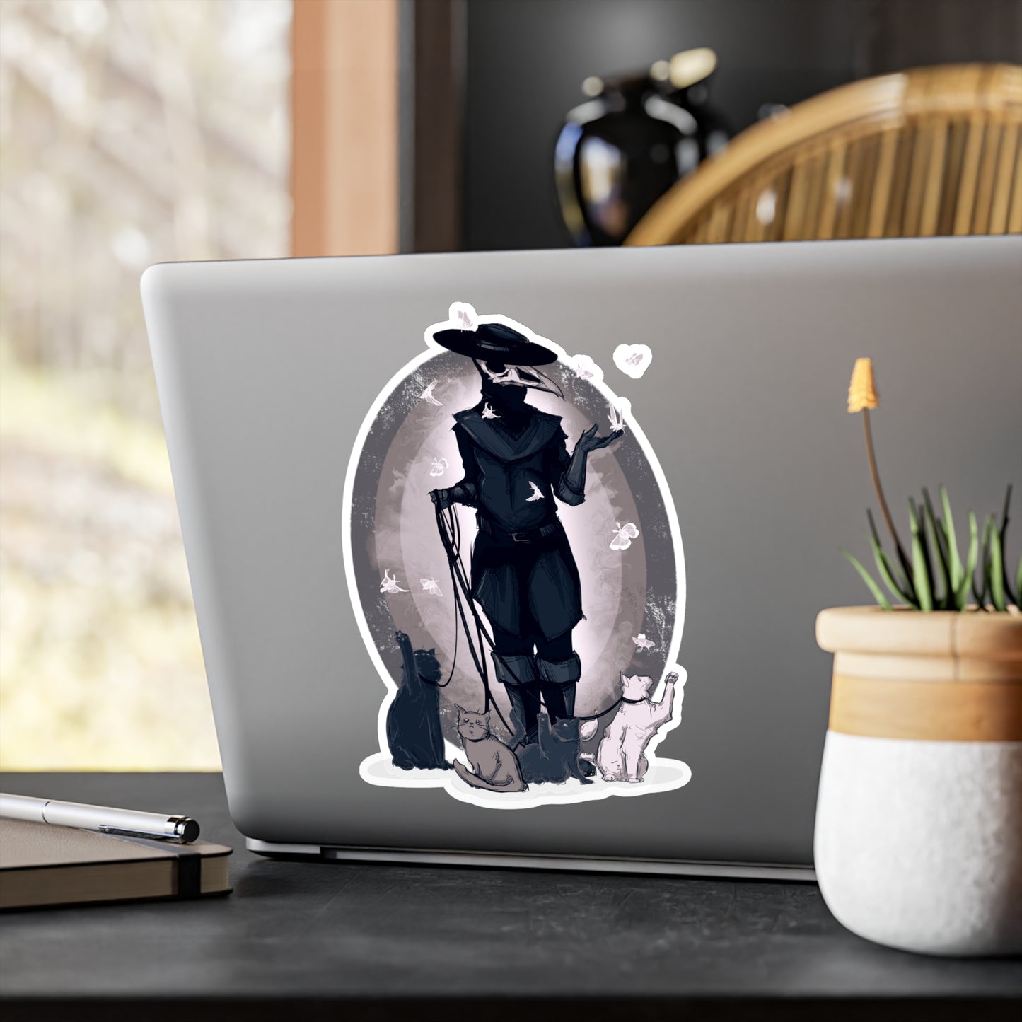 Nocturnal III Kiss-Cut Vinyl Decal