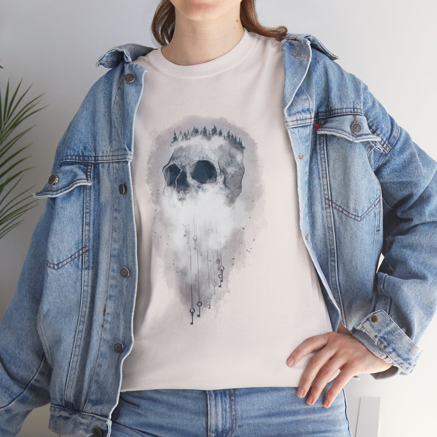 Elemental Skull Air Unisex Heavy Cotton Tee