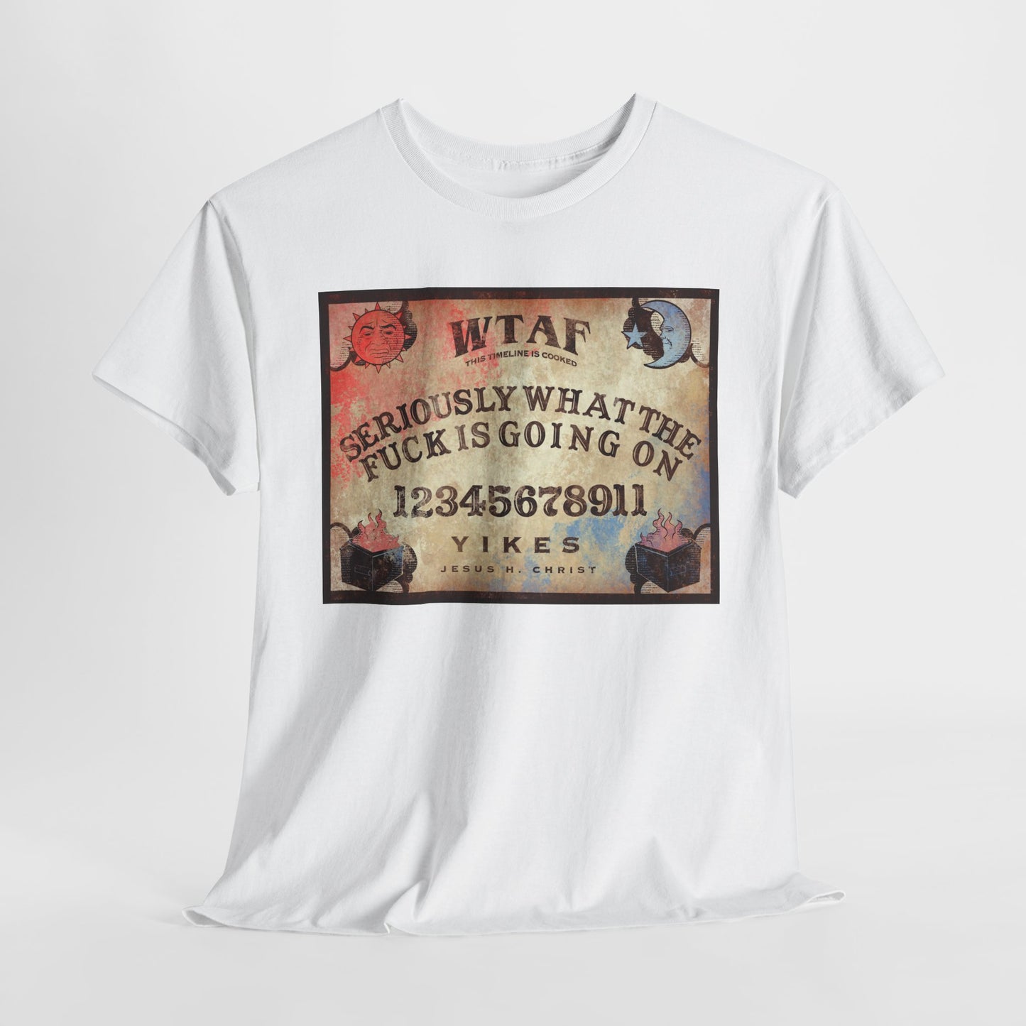 WTF Spirit Board Unisex Heavy Cotton Tee