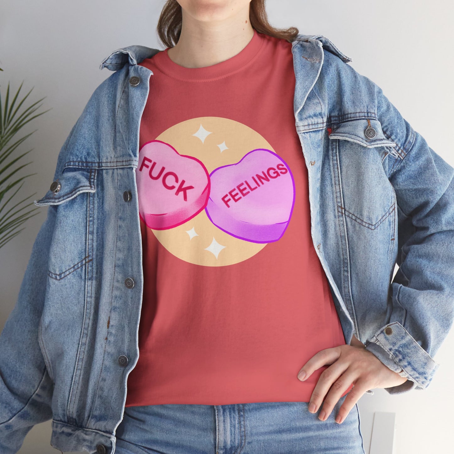 Fuck Feelings Unisex Heavy Cotton Tee