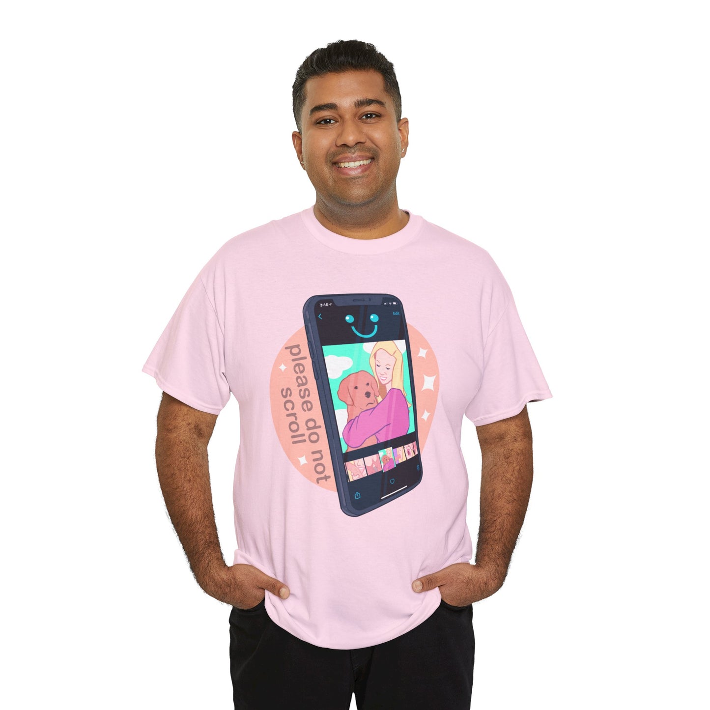 Don't Scroll Unisex Heavy Cotton Tee