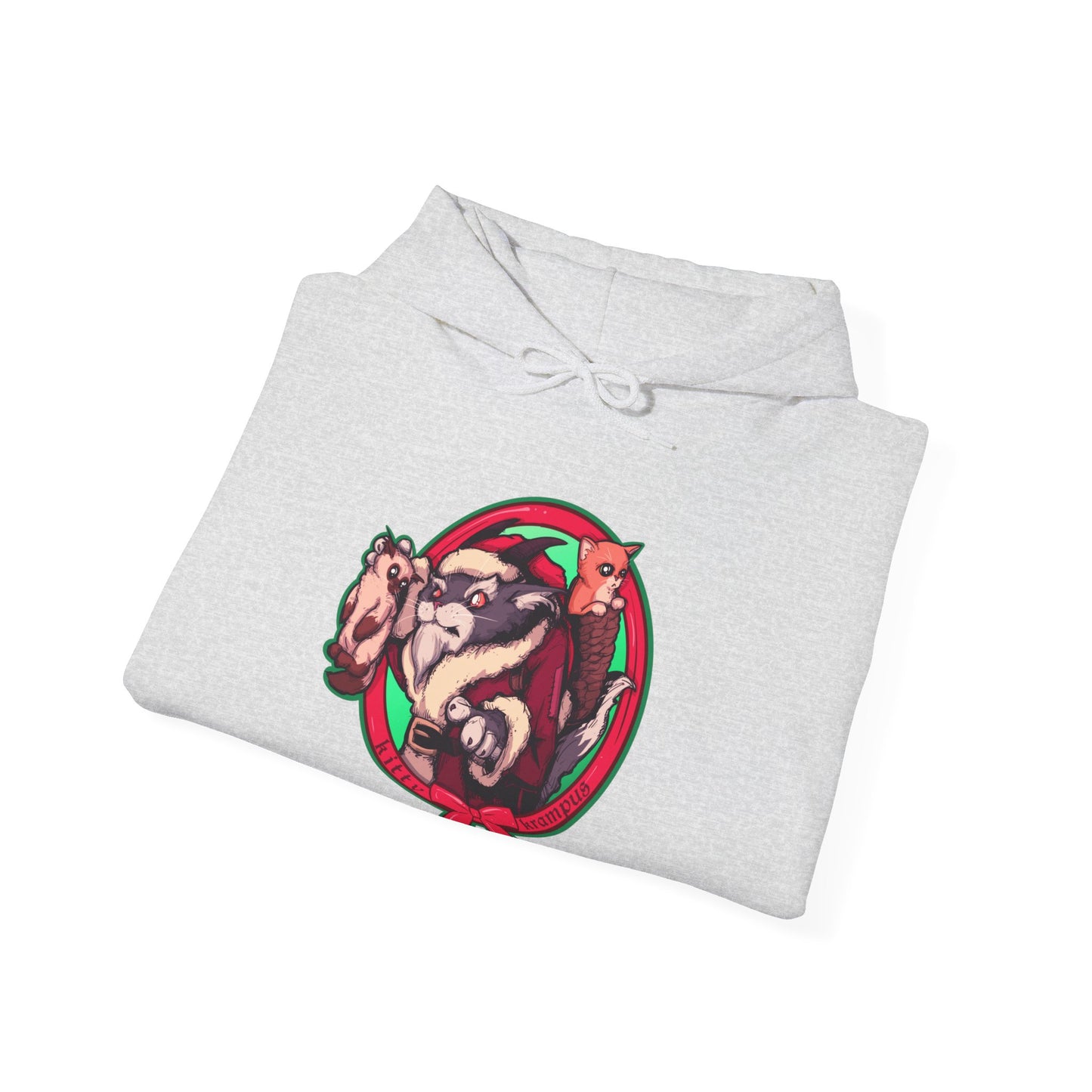 Kitty Krampus Unisex Heavy Blend Hooded Sweatshirt