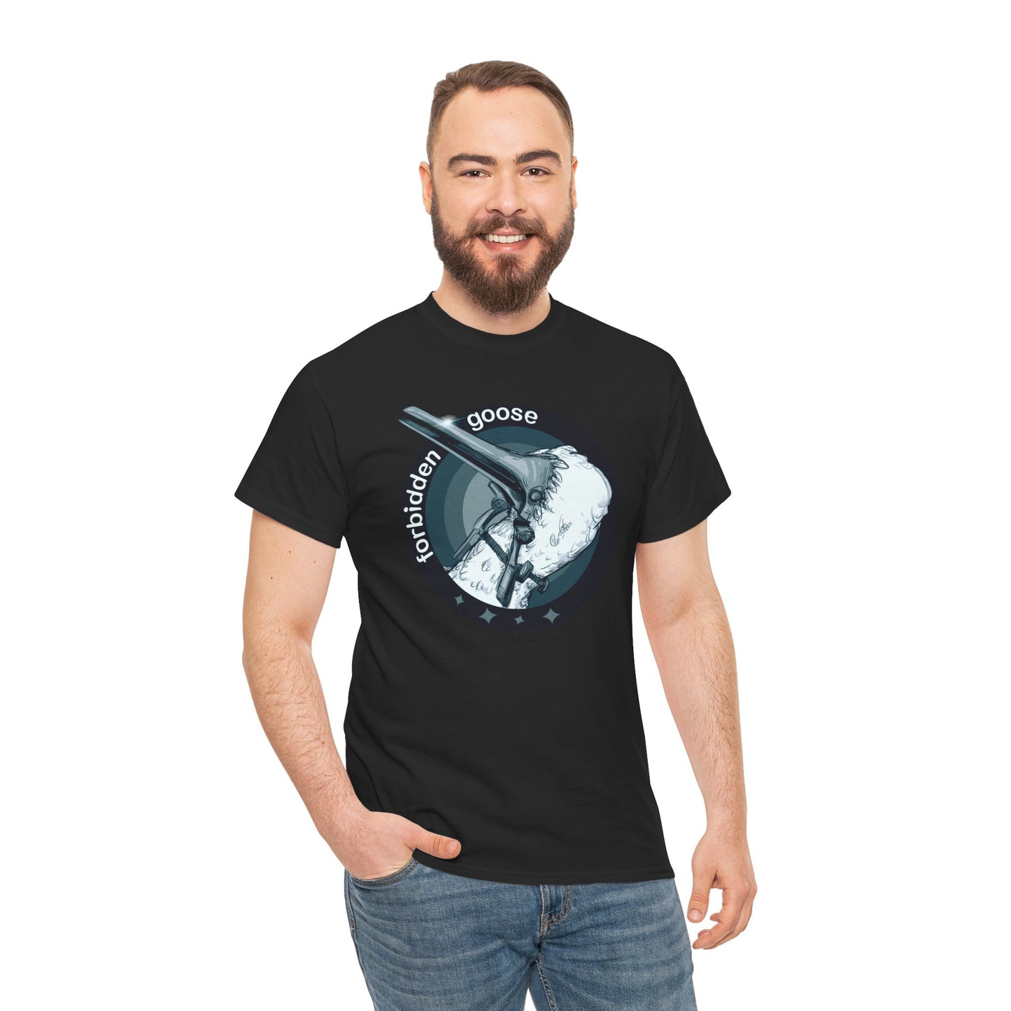 Forbidden Goose Unisex Heavy Cotton Tee