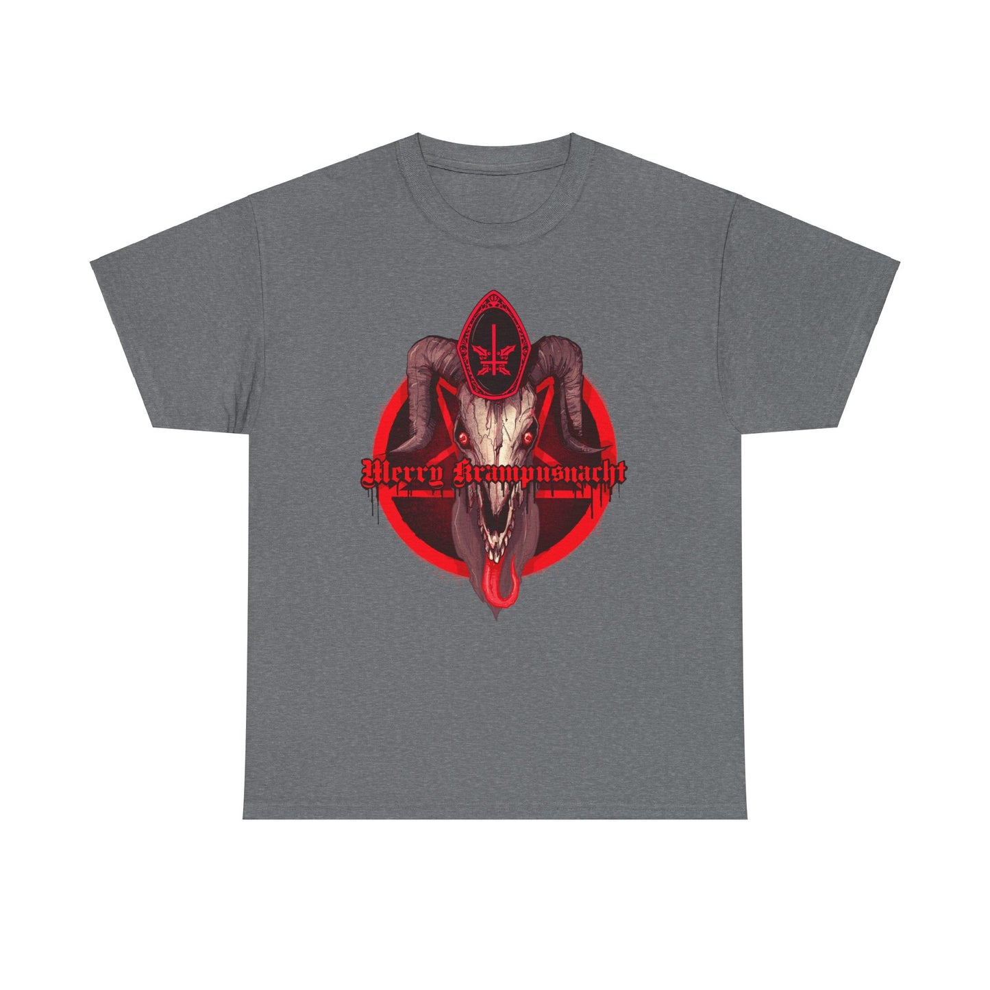 Merry Krampusnacht Unisex Heavy Cotton Tee