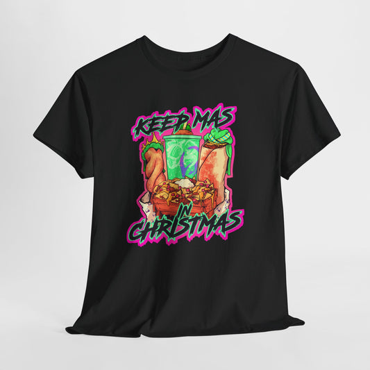 Keep Mas In Christmas Unisex Heavy Cotton Tee