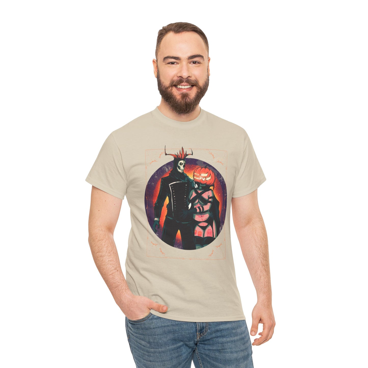 Pumpkin King & Queen Unisex Heavy Cotton Tee