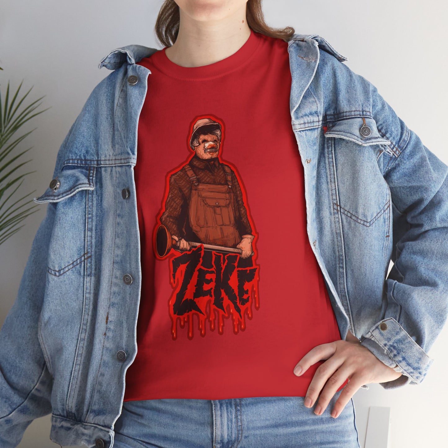Zeke The Plumber Unisex Heavy Cotton Tee